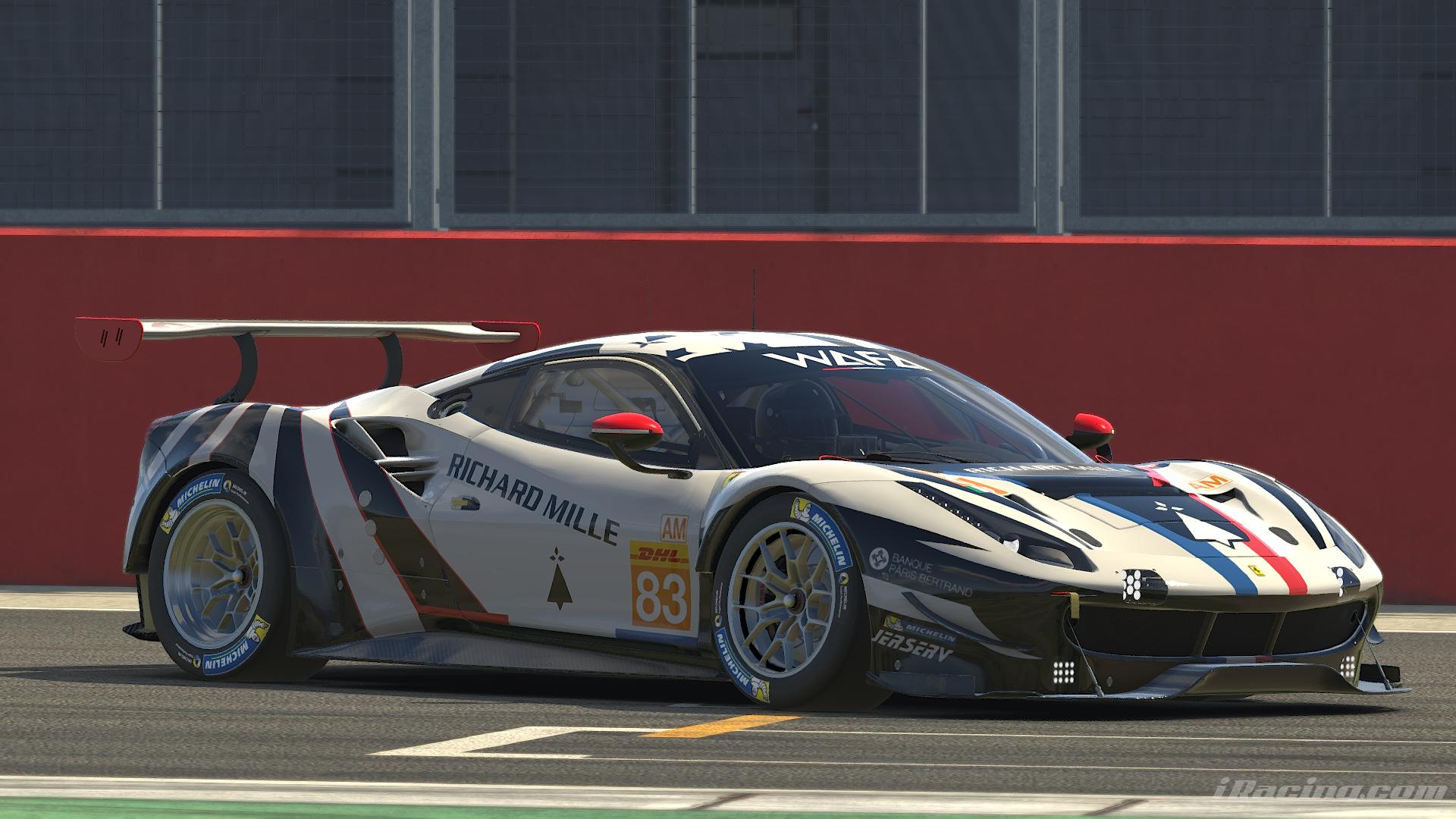 #83 AFCorse GTE AM No Number by Alexander L Russell - Trading Paints