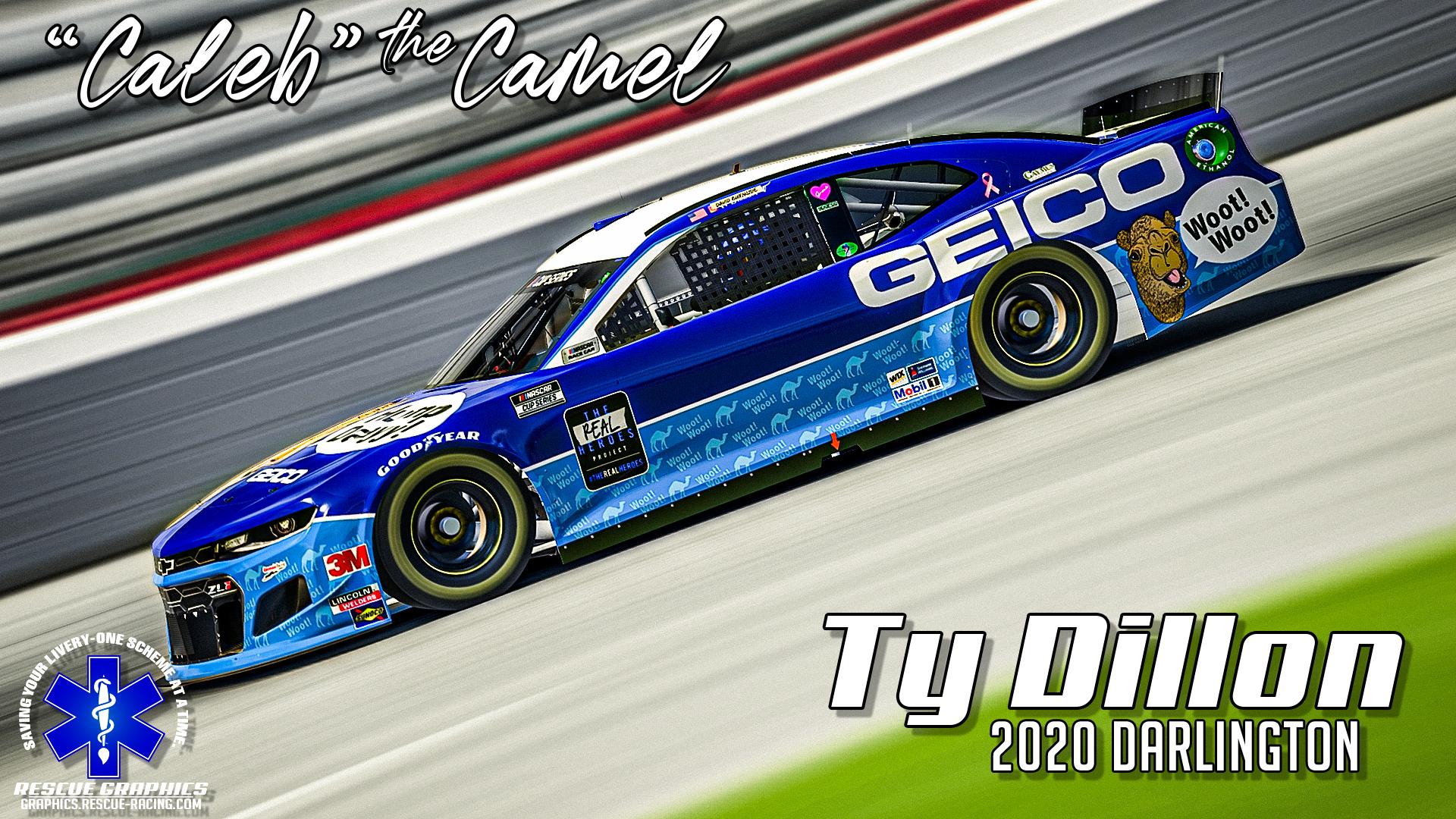 Ty Dillon - Geico - Caleb the Camel 2020 Scheme by Nicholas H ...