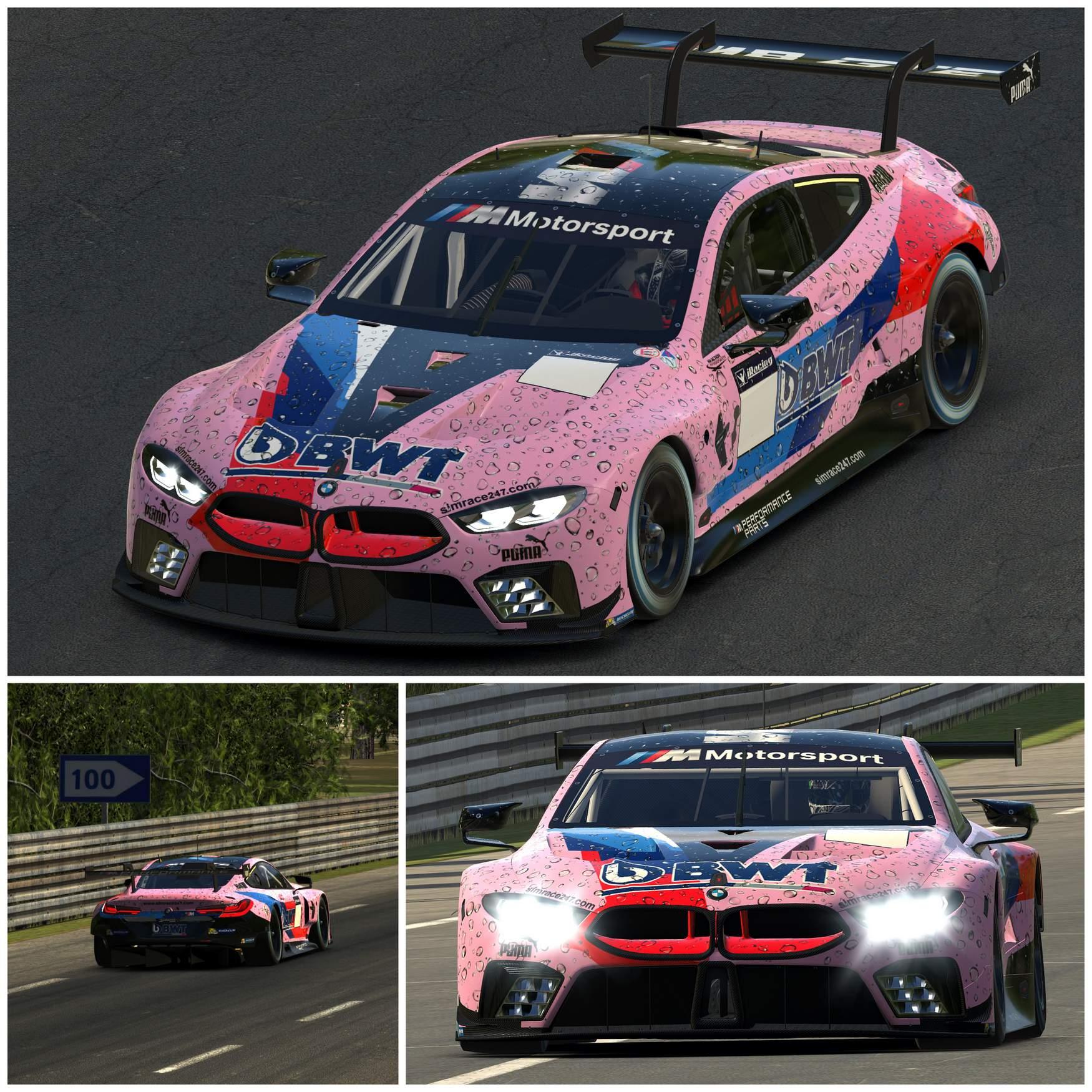 BMW M8 GTE BWT Pink by Paul V. - Trading Paints