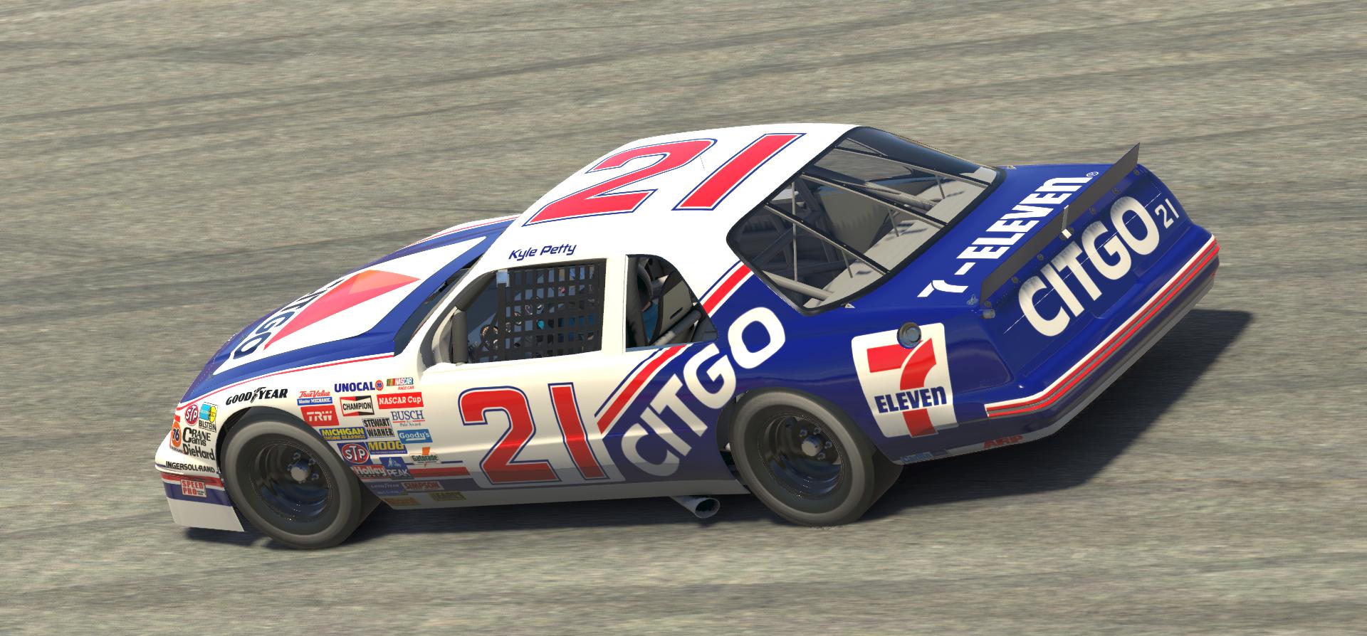 Kyle Petty Citgo 7-Eleven Ford Thunderbird Numbered by Doug DeNise ...