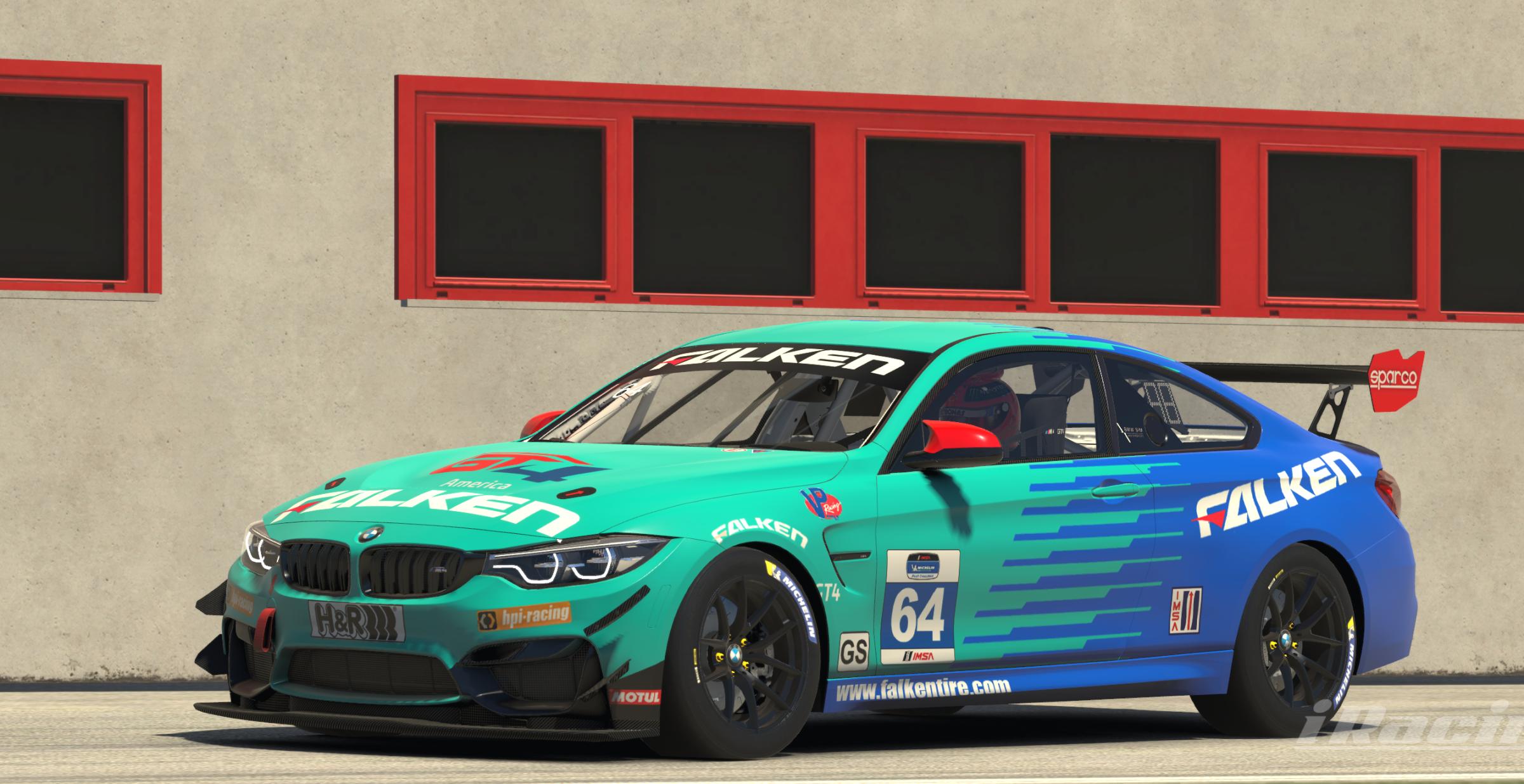 Falken BMW M4 GT4 by Stefan Gawlista - Trading Paints