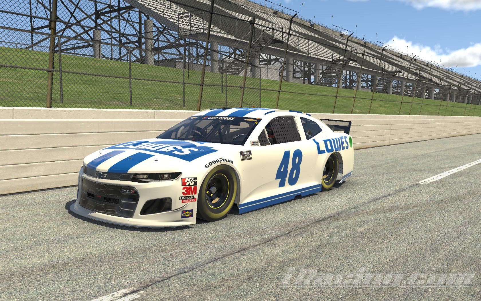 Jimmie Johnson 2014 Lowes Throwback by Braxton Whitaker - Trading Paints