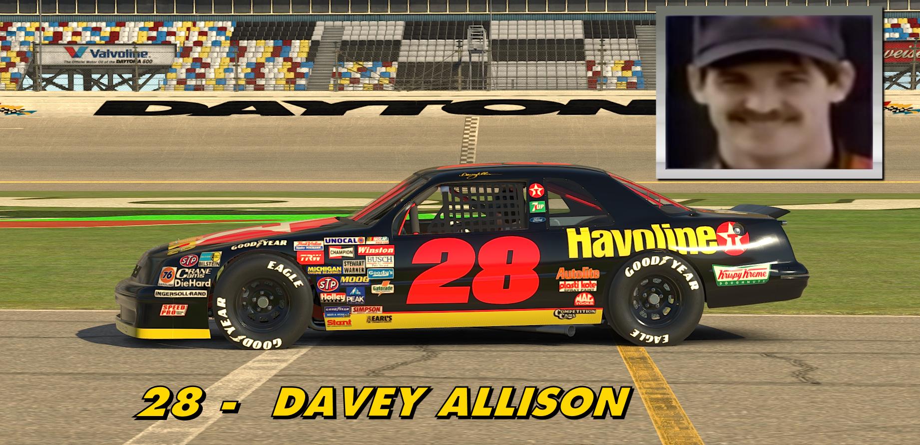 Davey Allison 1992 by Jordan Werth - Trading Paints