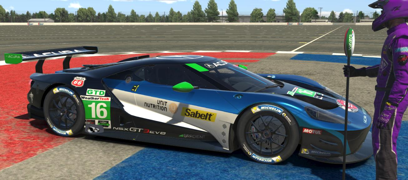 Gradient Racing Acura NSX by James Prostell Jr. - Trading Paints