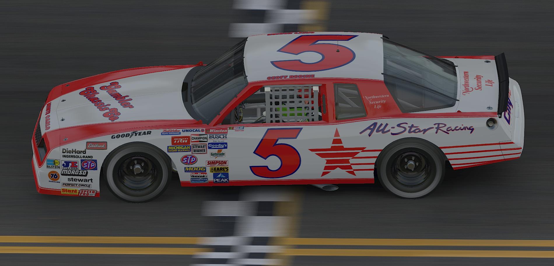 #5 Geoff Bodine Gambler Chassis/All-Star Racing - Custom ...