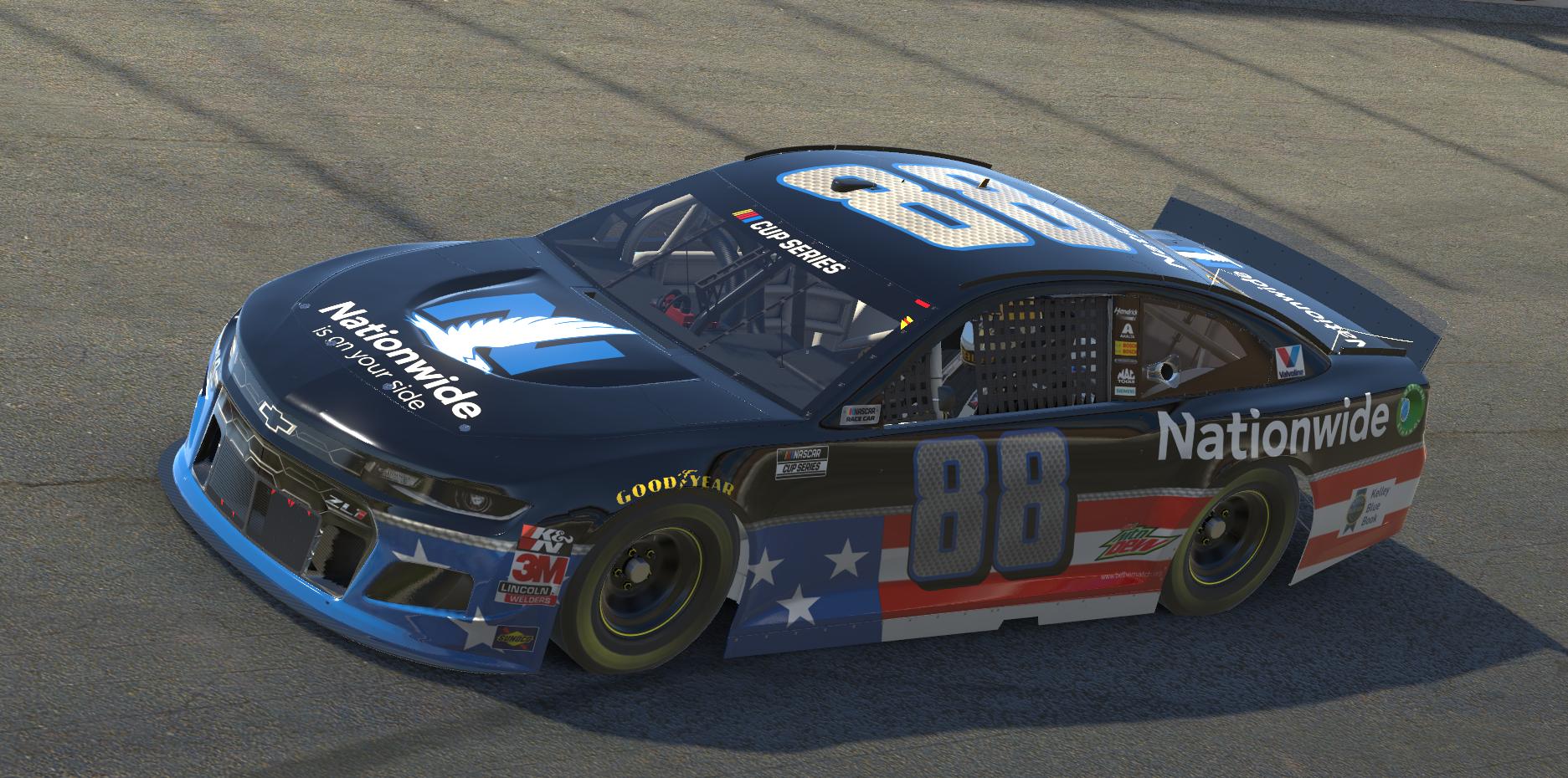 Dale Earnhardt, Jr. 2015 Nationwide Patriotic Chevrolet Camaro (Custom ...