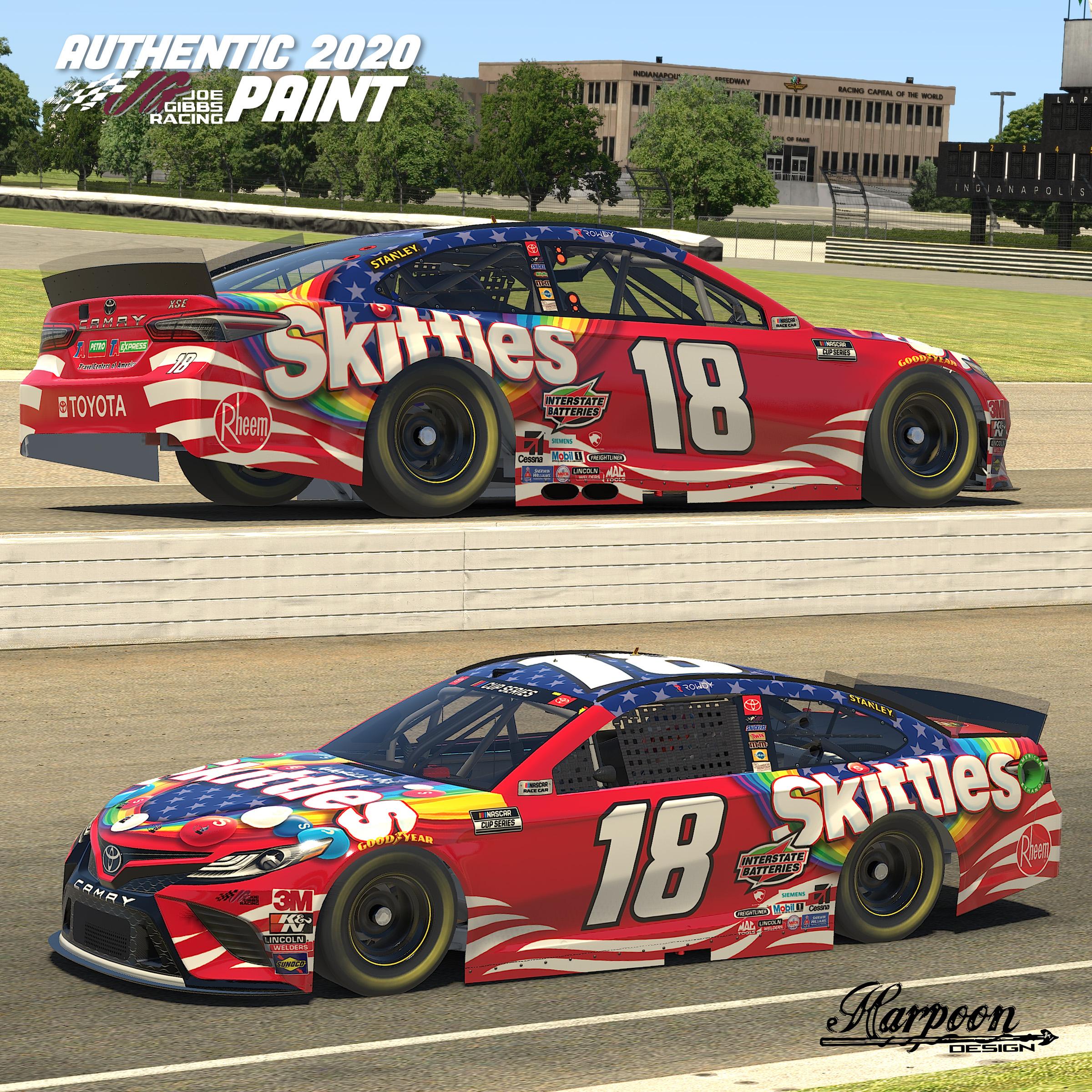 2020 Kyle Busch Skittles USA Camry by Brantley Roden ...