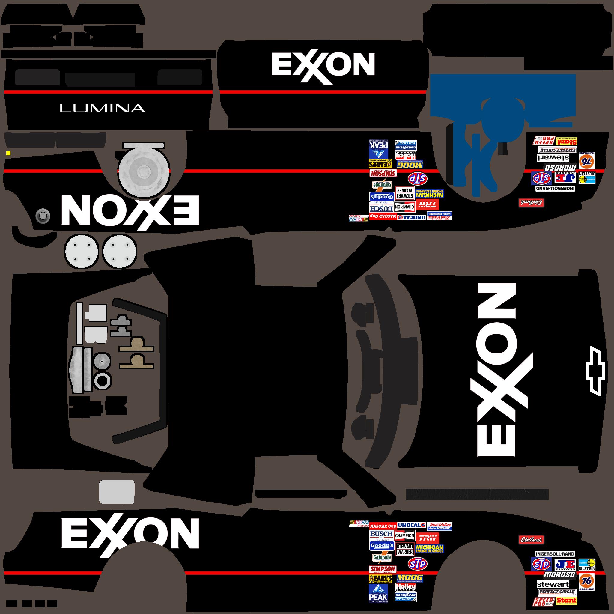 Days of Thunder Exxon by Chance Sowder - Trading Paints