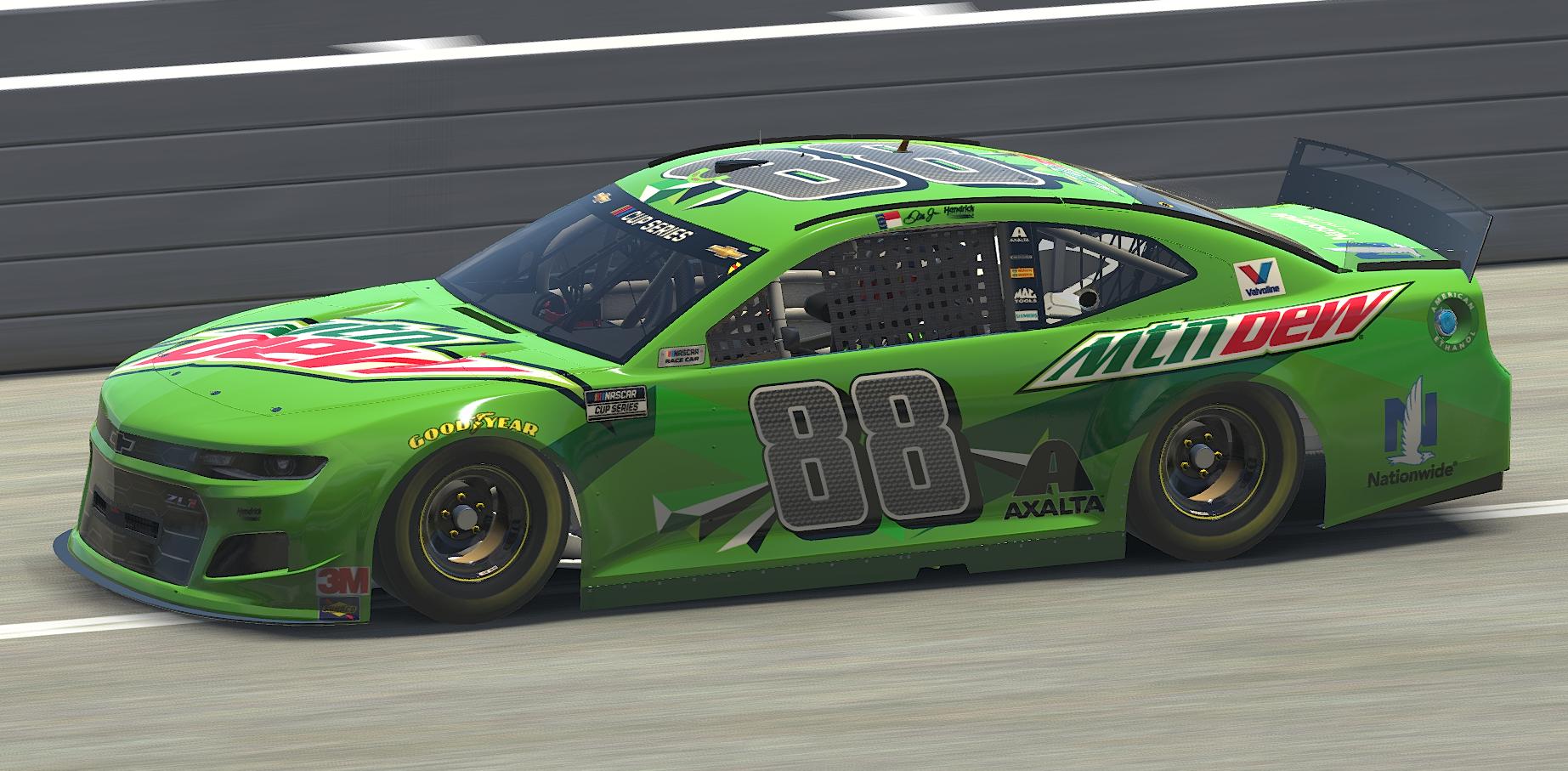 #88 Mountain Dew Camaro ZL1 1LE - Dale Jr 2017 by Chad Mikosz - Trading ...