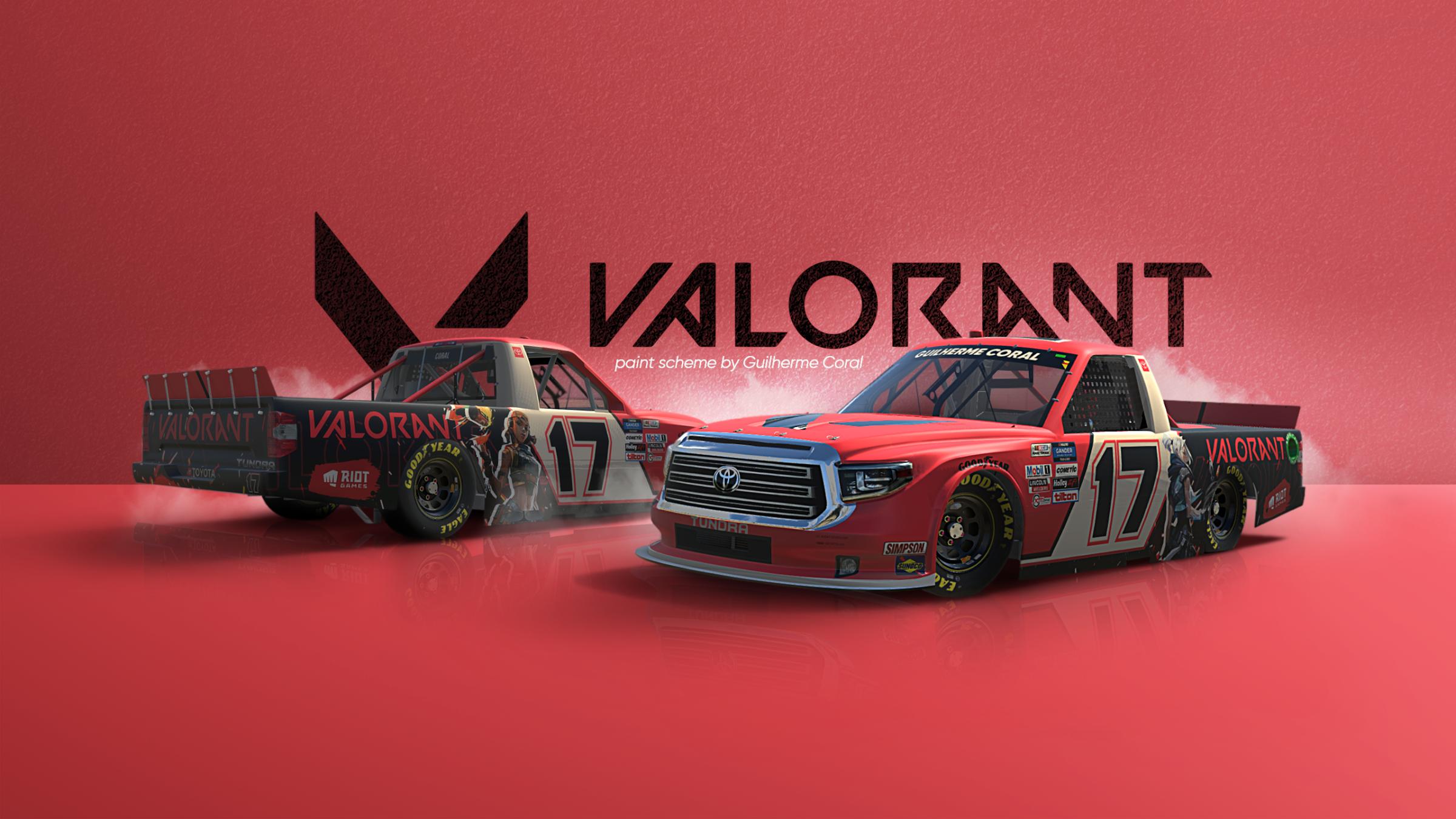 Valorant Toyota Tundra by Guilherme Coral Trading Paints