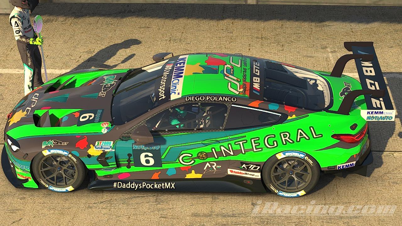 Template BMW M8 DIEGO POLANCO by Arturo Romero - Trading Paints