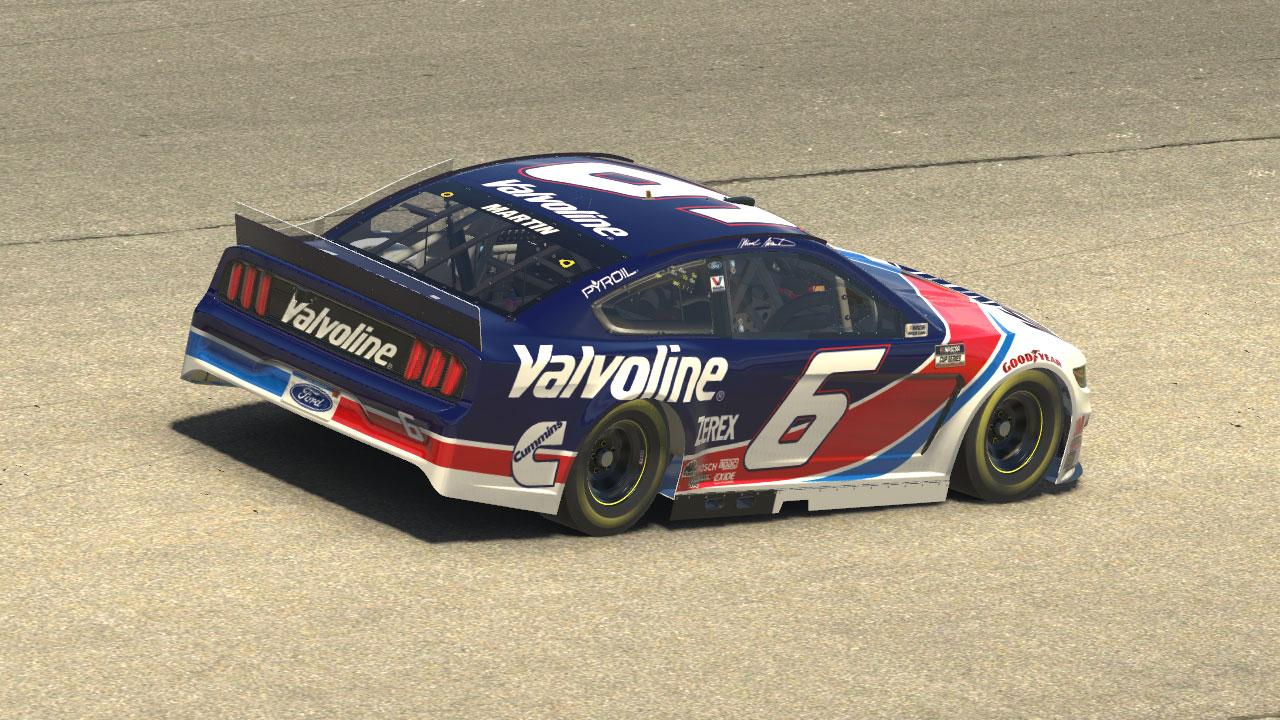 1995 No. 6 Mark Martin Valvoline Brickyard 400 by Michael DiPasquale ...