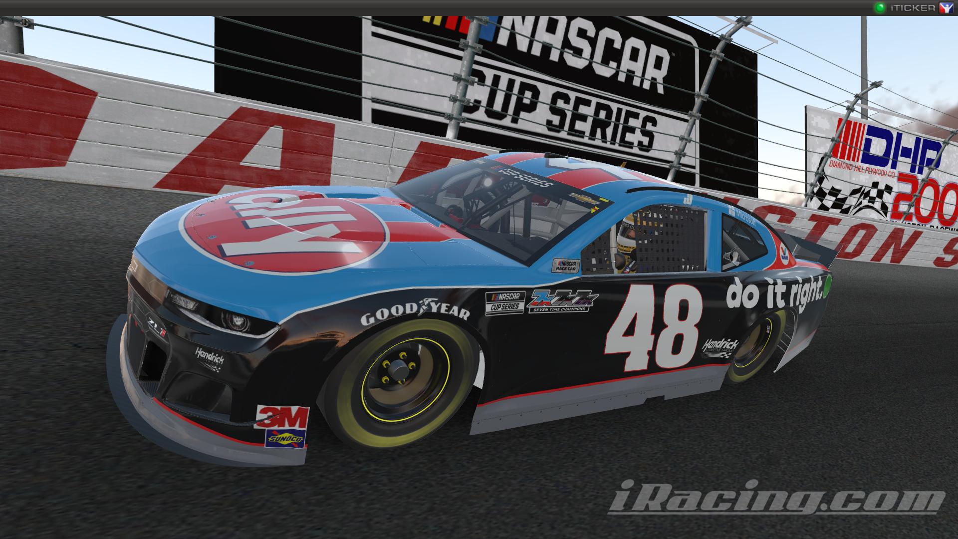 Jimmie Johnson 7x Champions Darlington Throwback by Scott Ratliff ...