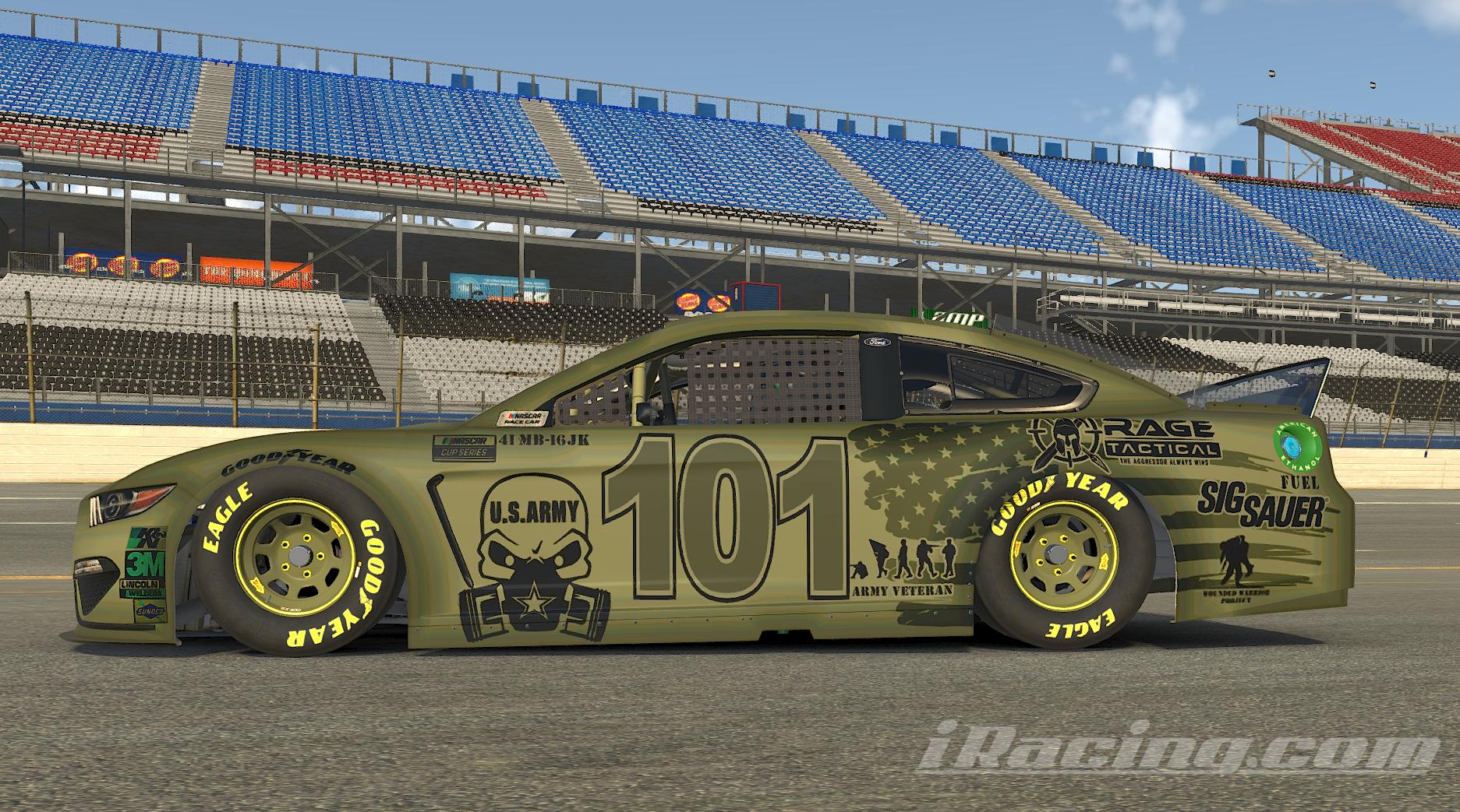 US Army NASCAR Cup Series Mustang by Marshall W. - Trading Paints