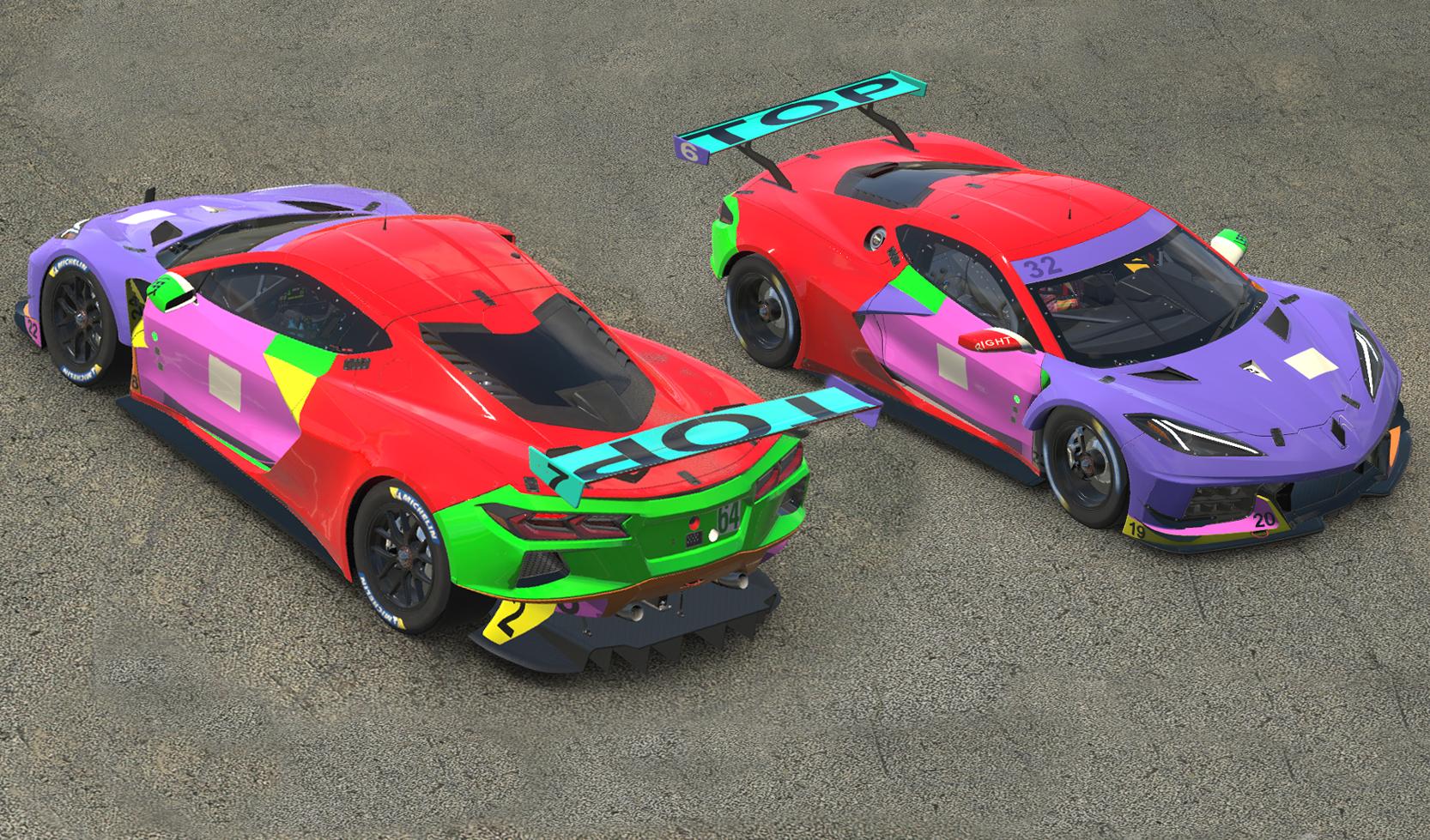 Corvette C8 GTE Colors by Clyde Coman - Trading Paints