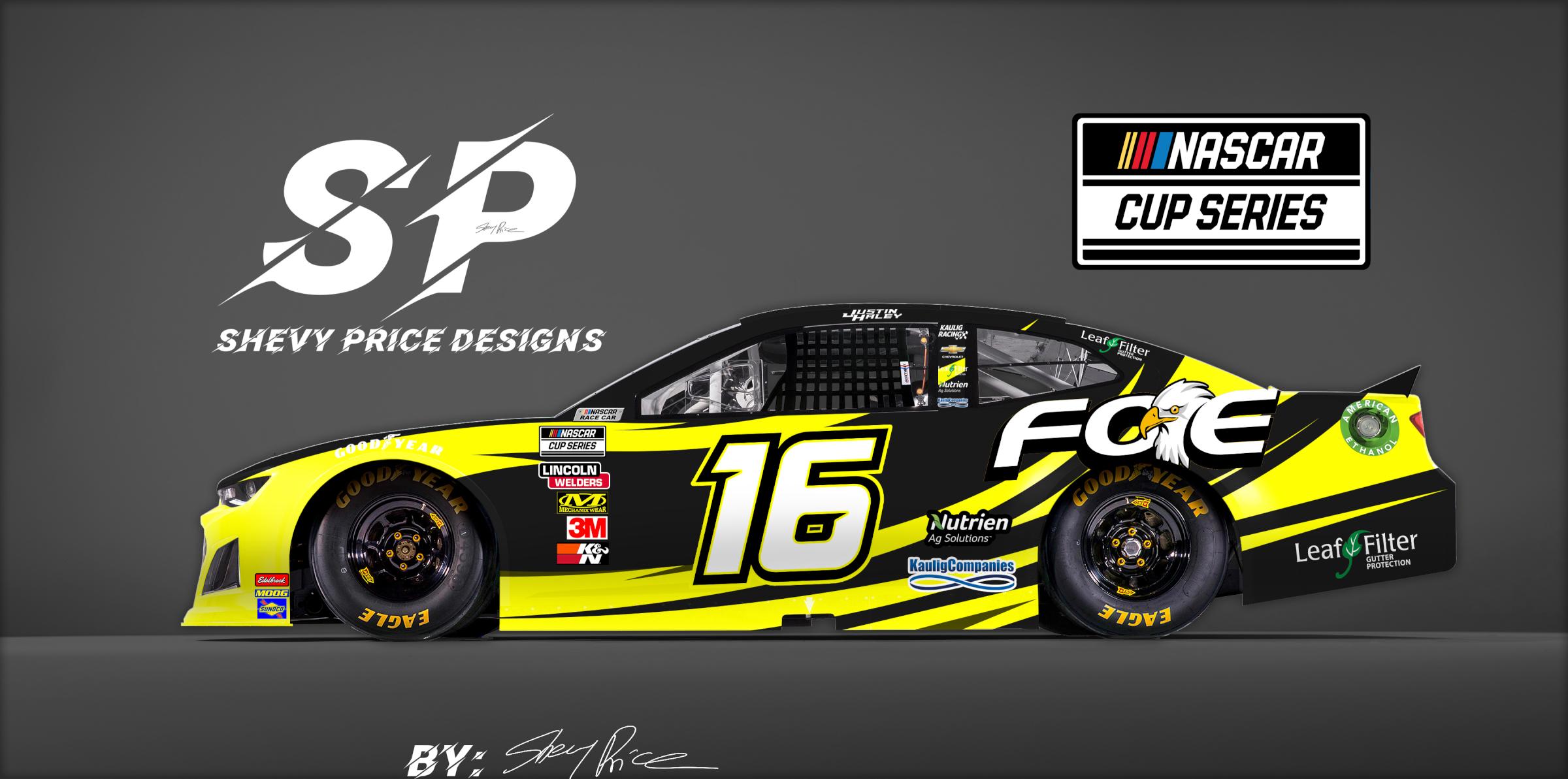 Justin Haley Fraternity Order Of Eagles Foe Concept 16 Nascar