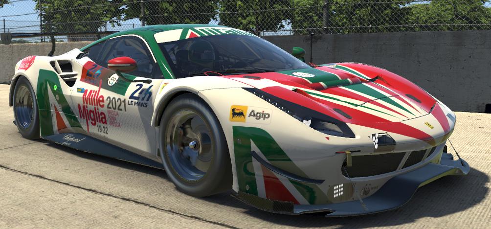 Ferrari Alitalia by Mark K Robinson - Trading Paints