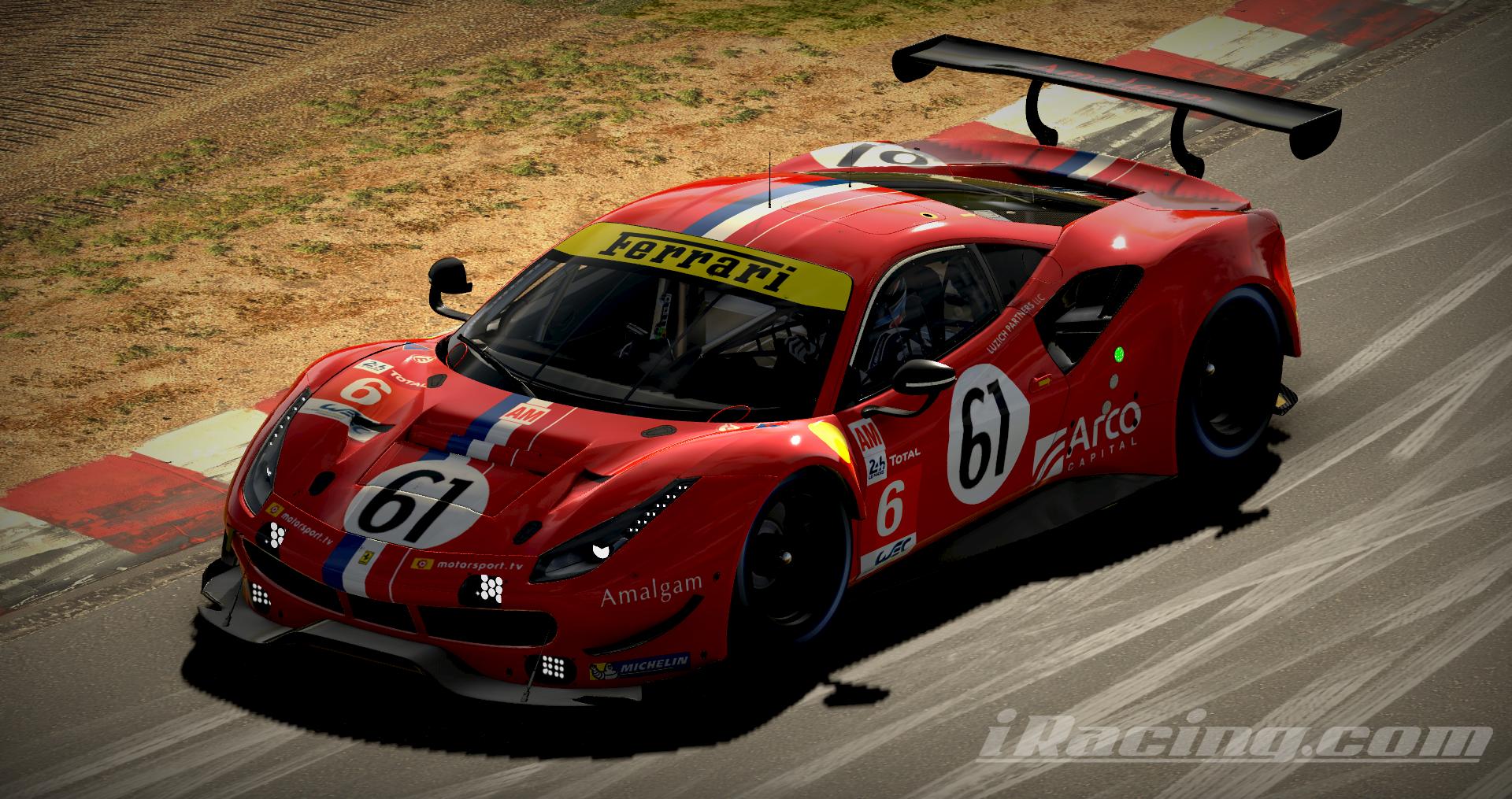 2020 24 Hours of Le Mans #61 Luzich Racing LMGTE AM Replica (Ferrari ...