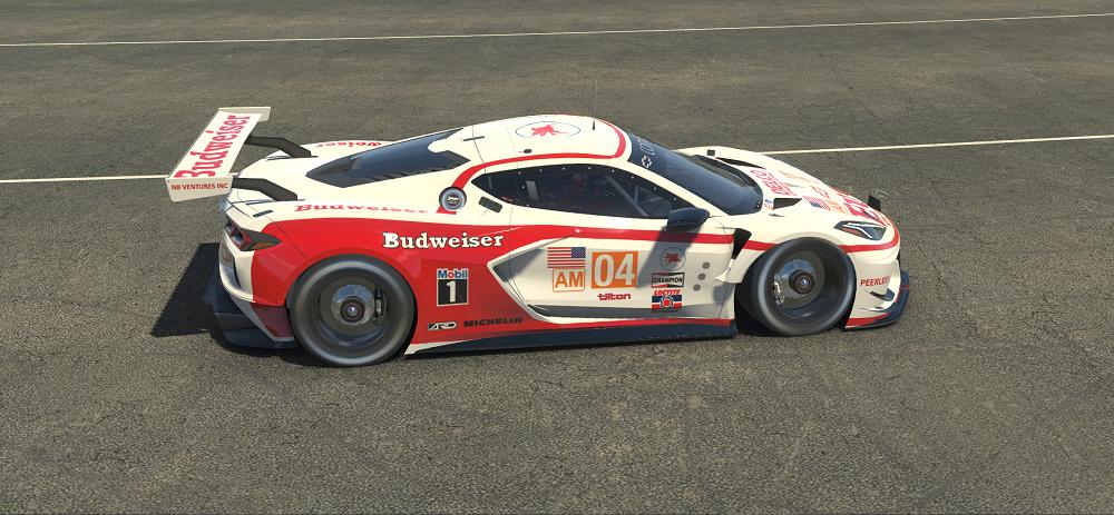 Budweiser Corvette GTP by Bruce Funderburg - Trading Paints