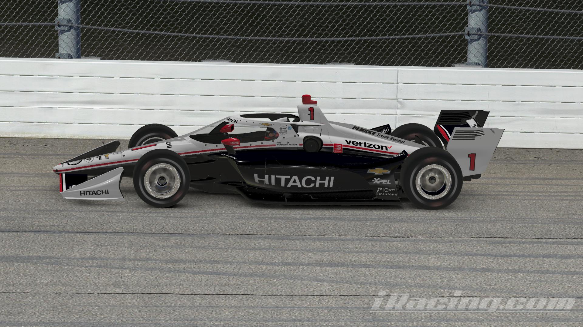 Josef Newgarden 1 Hitachi 2020 NTT Data Indycar Series With Custom