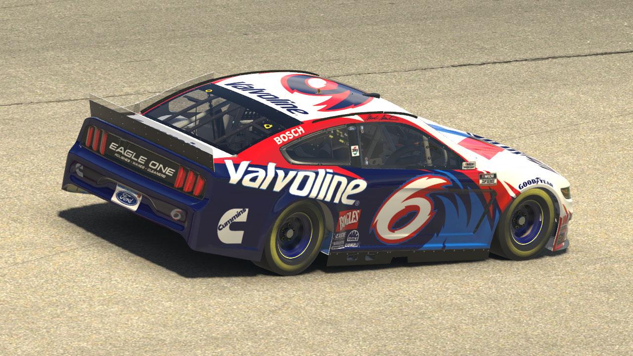 2000 No. 6 Mark Martin Valvoline Ford by Michael DiPasquale - Trading ...