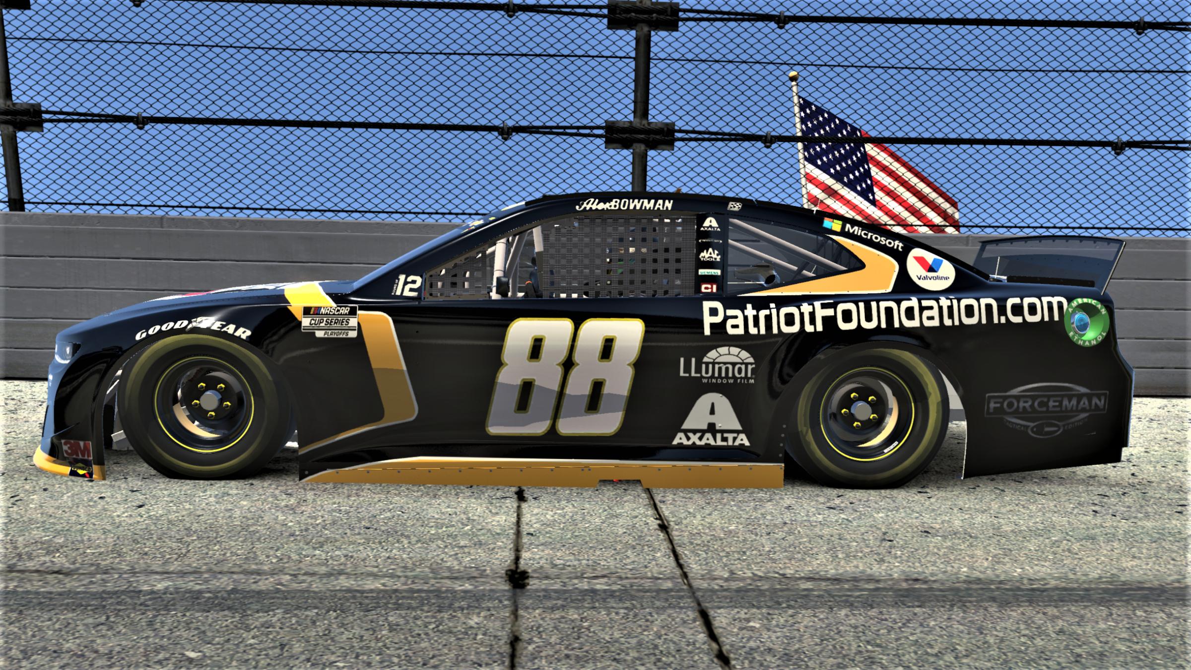 Alex Bowman Truck Hero Patriot Foundation by Quinn J. - Trading Paints