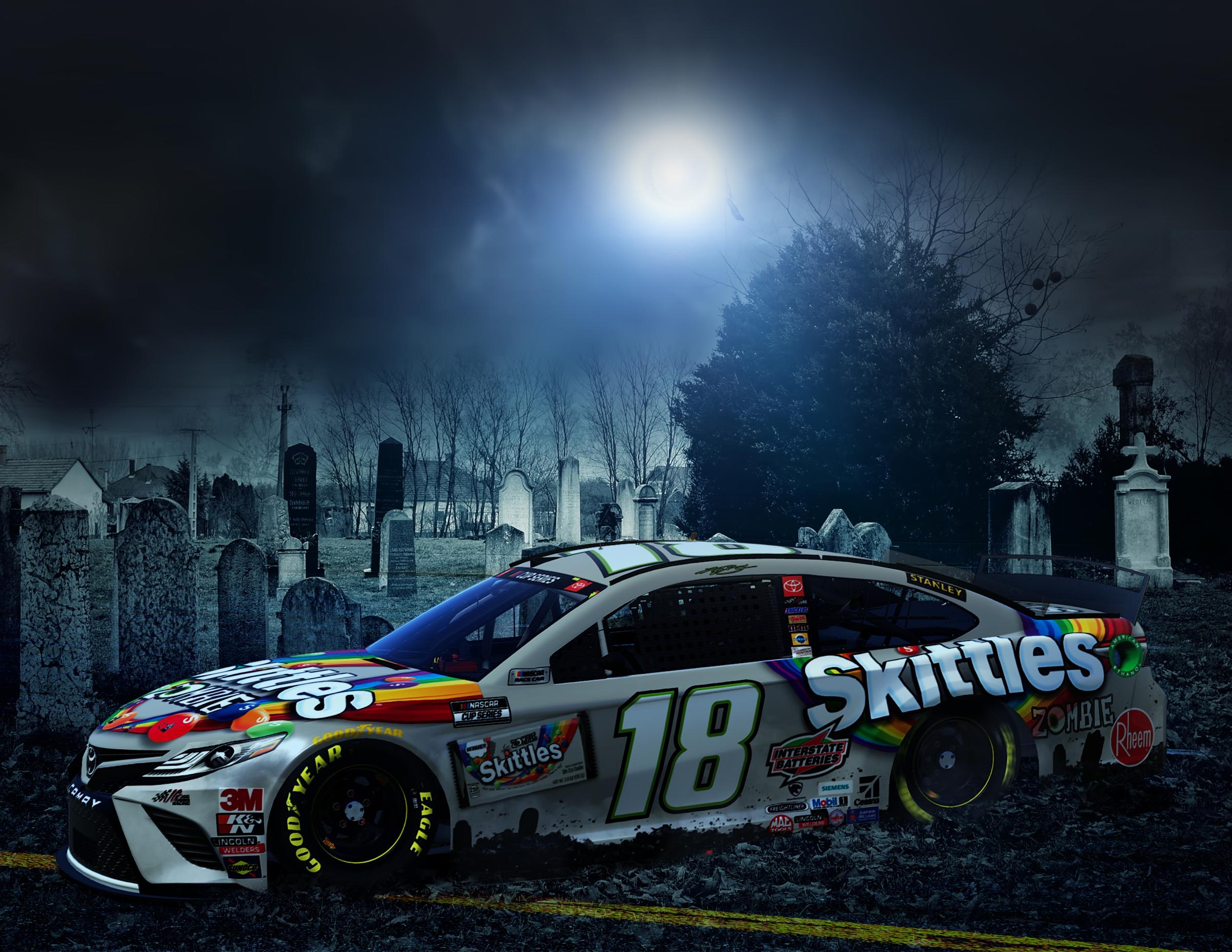 2020 Kyle Busch Skittles Zombie Camry by Brantley Roden - Trading Paints