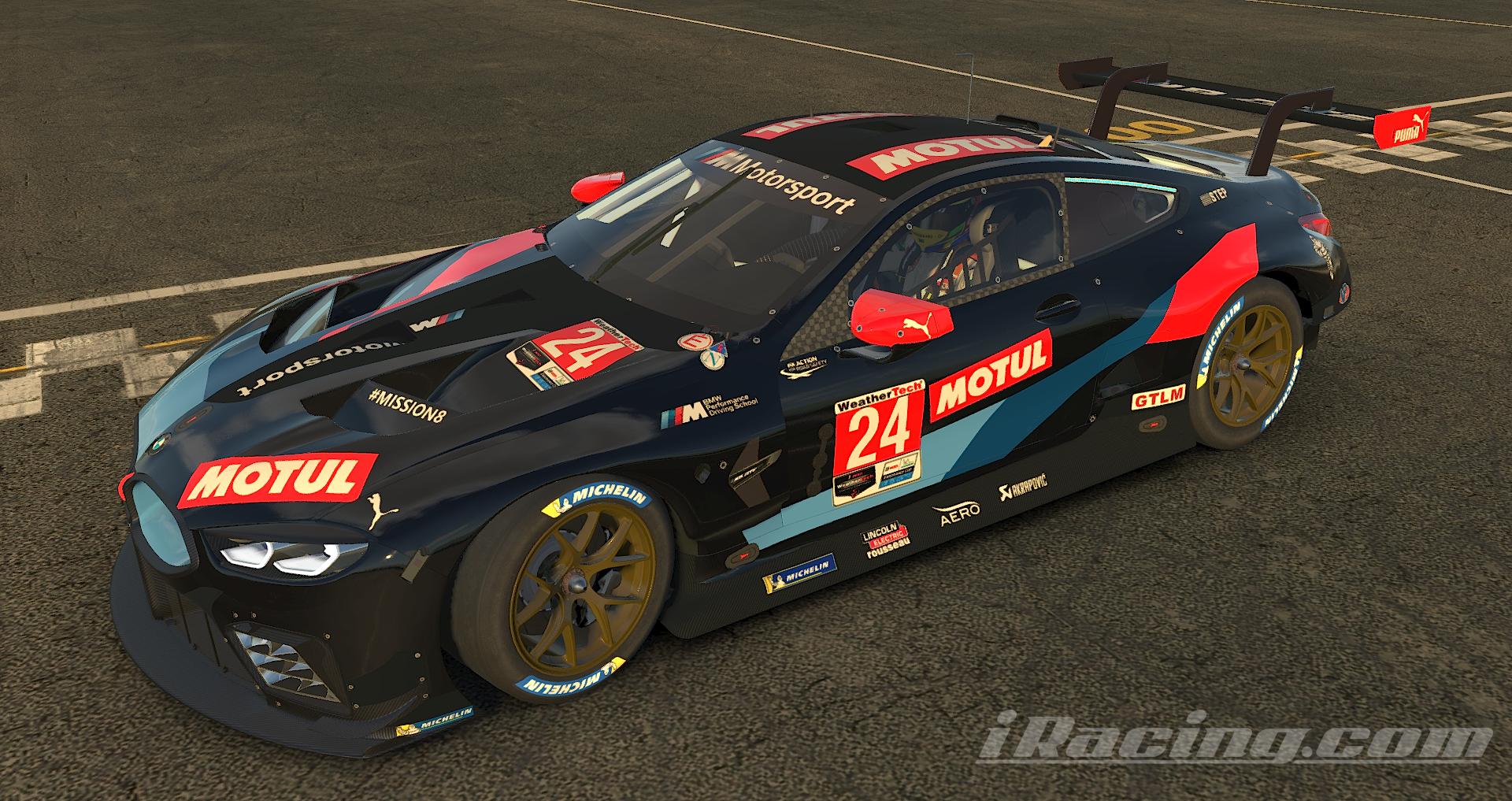 BMW M8 - IMSA - Motul Black by Ricardo Martinevski - Trading Paints