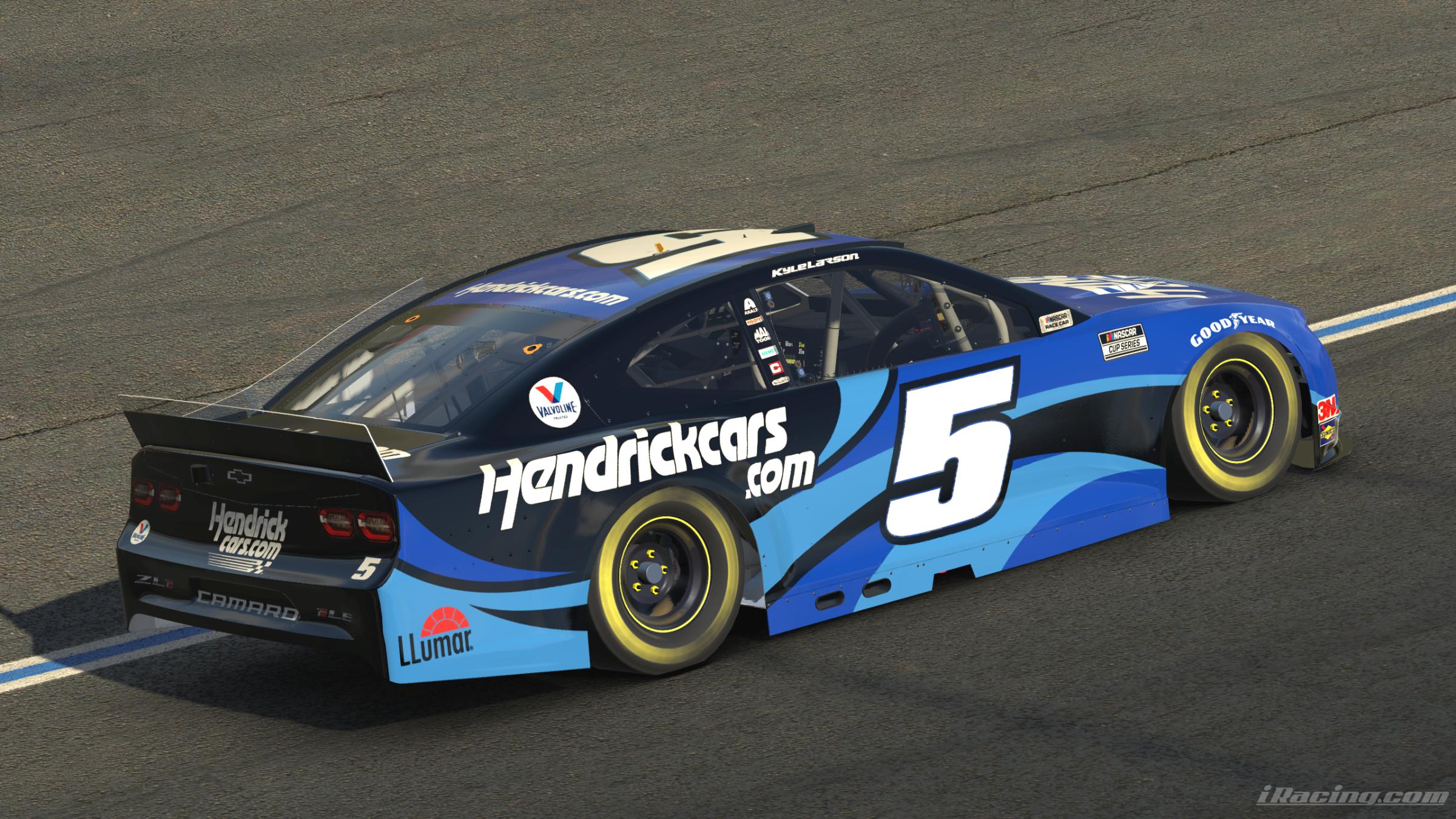 2021 Fictional Kyle Larson HendrickCars.com (Custom Number) by Ryan