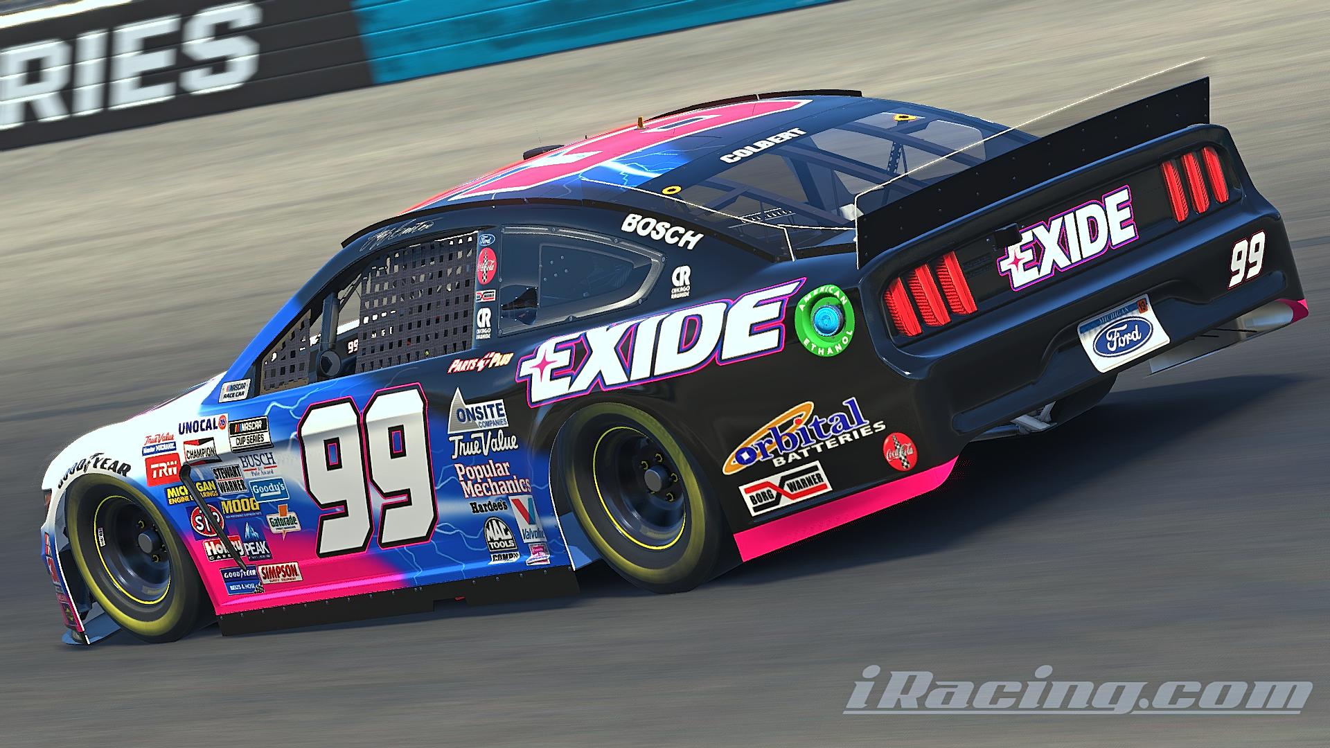 Jeff Burton 2000 EXIDE Throwback (No Numbers) by Jonah Colbert ...