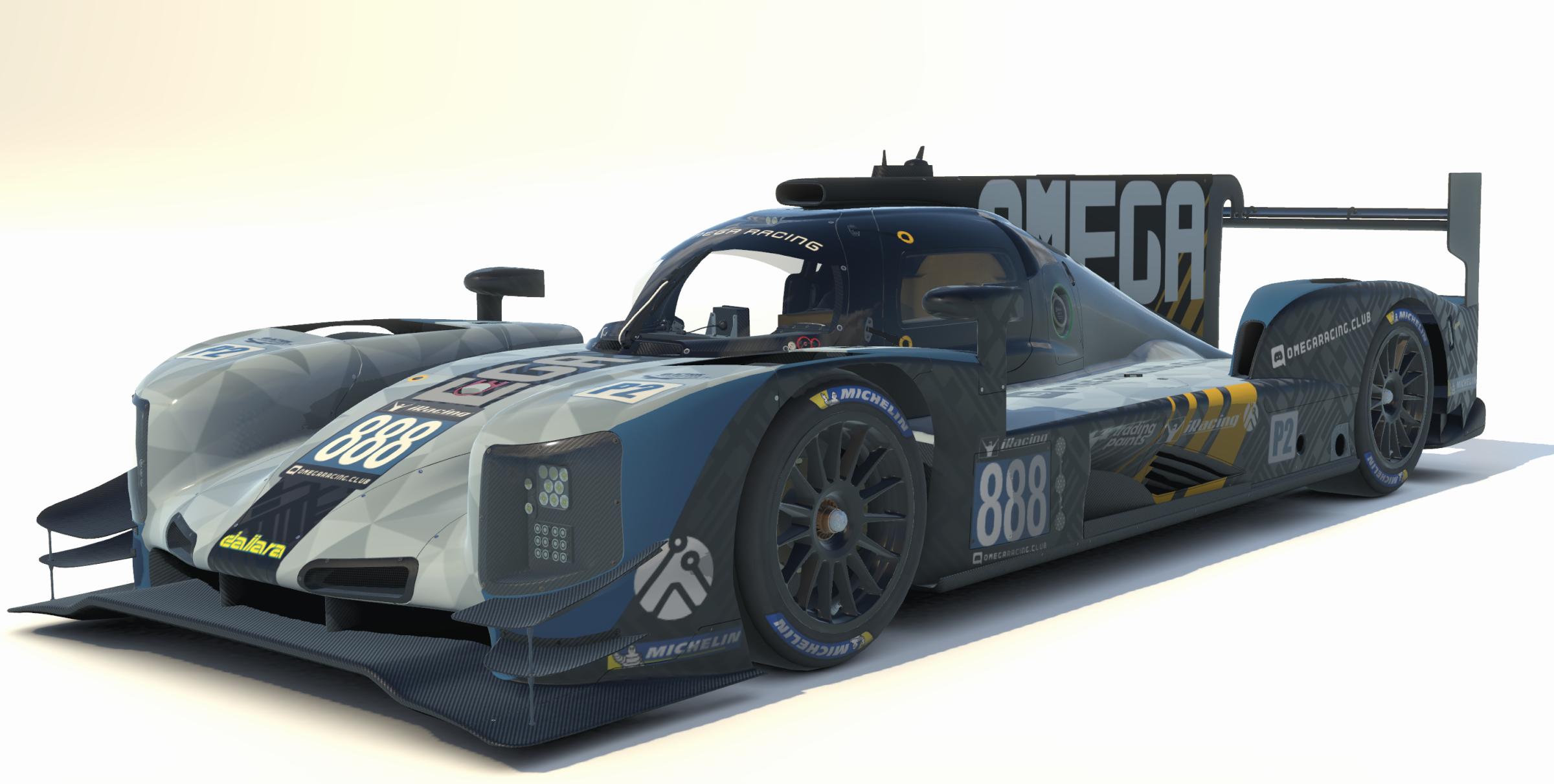 Blue Omega Racing Dallara P217 LMP2 by Adnan A. - Trading Paints