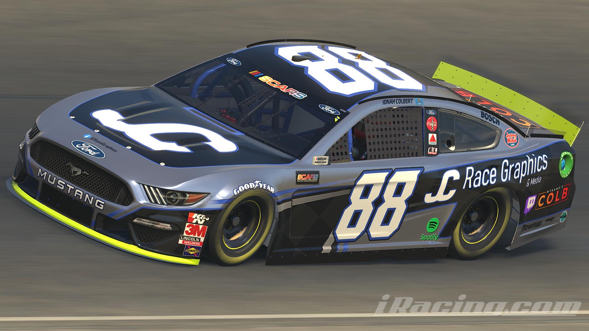 JC Race Graphics - Neon Trim (Custom Number) by Jonah Colbert - Trading ...