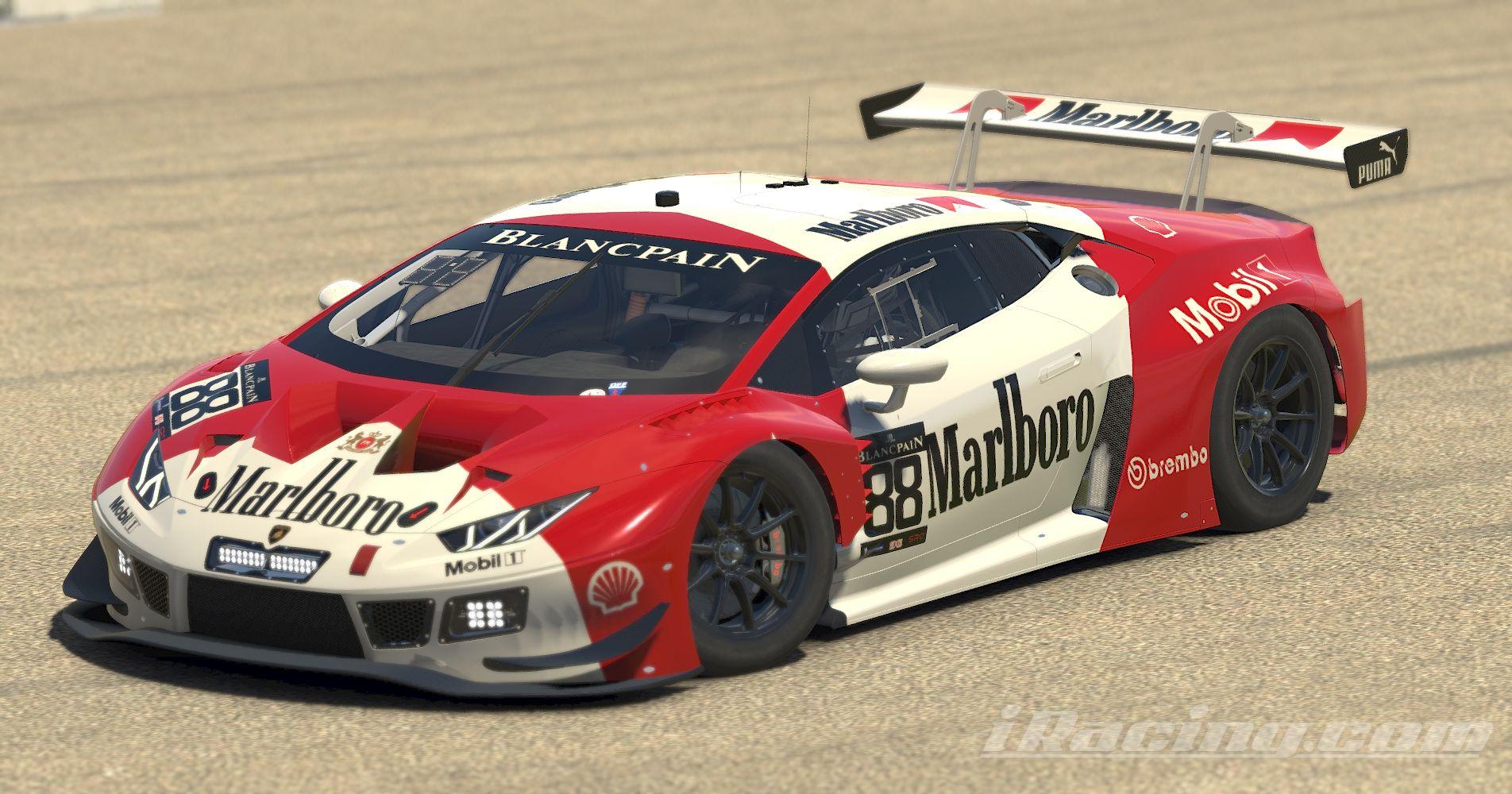 Marlboro Lamborghini Huracan GT3 by Stephane Parent - Trading Paints