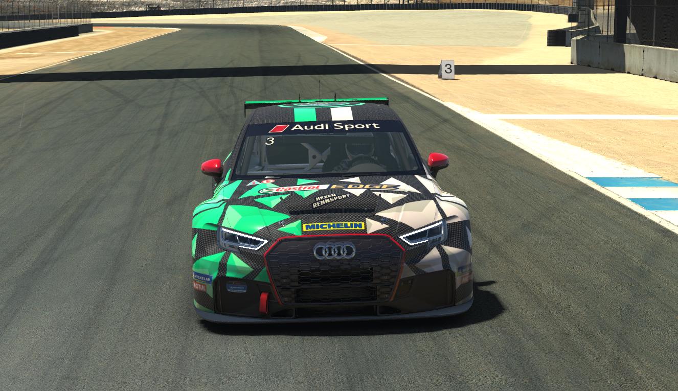 Hexen Rennsport | Audi RS 3 LMS by Matthew A Tomelleri - Trading Paints