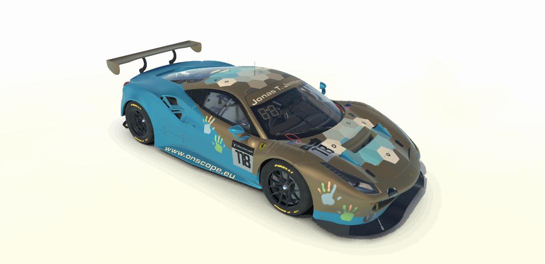 Jonas skin F488 GT3 by Peter Johansen3 - Trading Paints