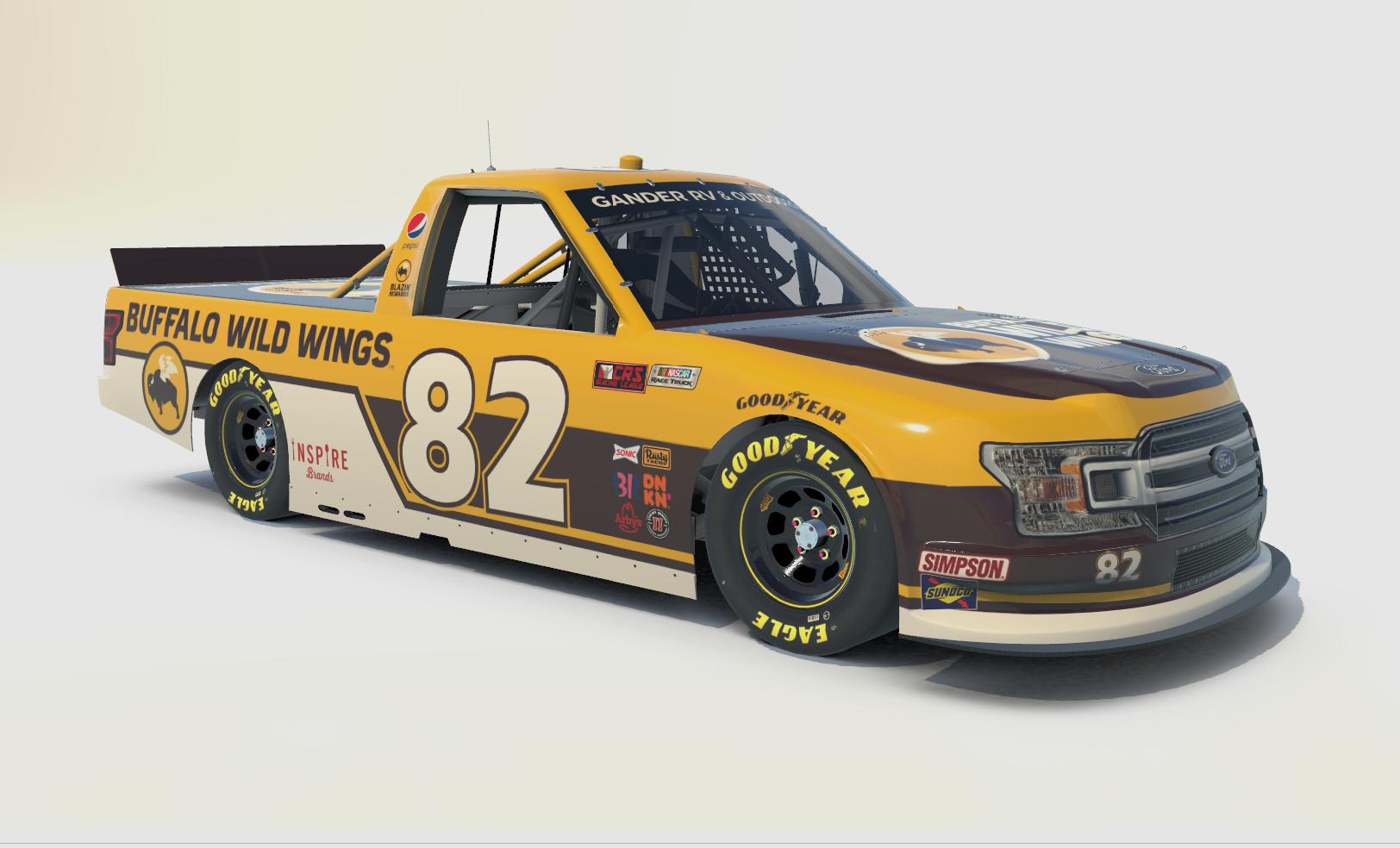 Buffalo Wild Wings NASCAR Trucks Ford F150 by Travis Cedzidlo - Trading ...