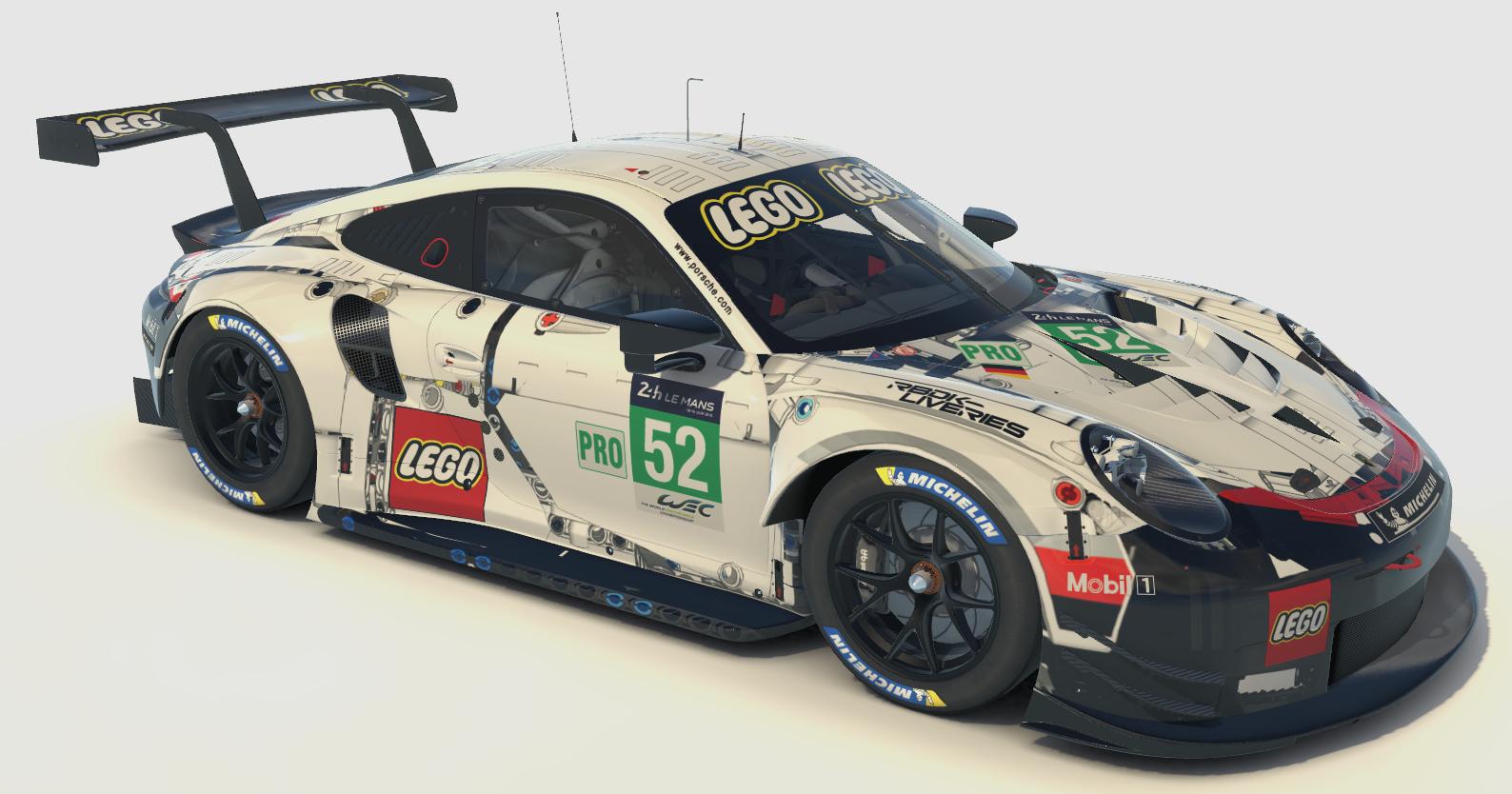 LEGO Technic Porsche 911 RSR by Rolf Hvarregaard - Trading Paints