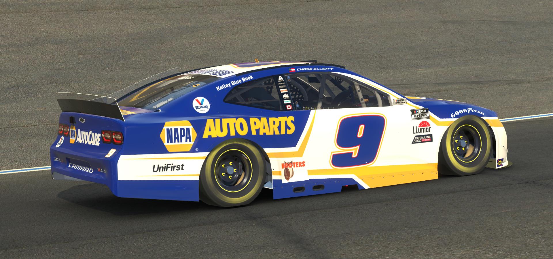 Chase Elliott Napa Camaro 2021 by Doug DeNise - Trading Paints