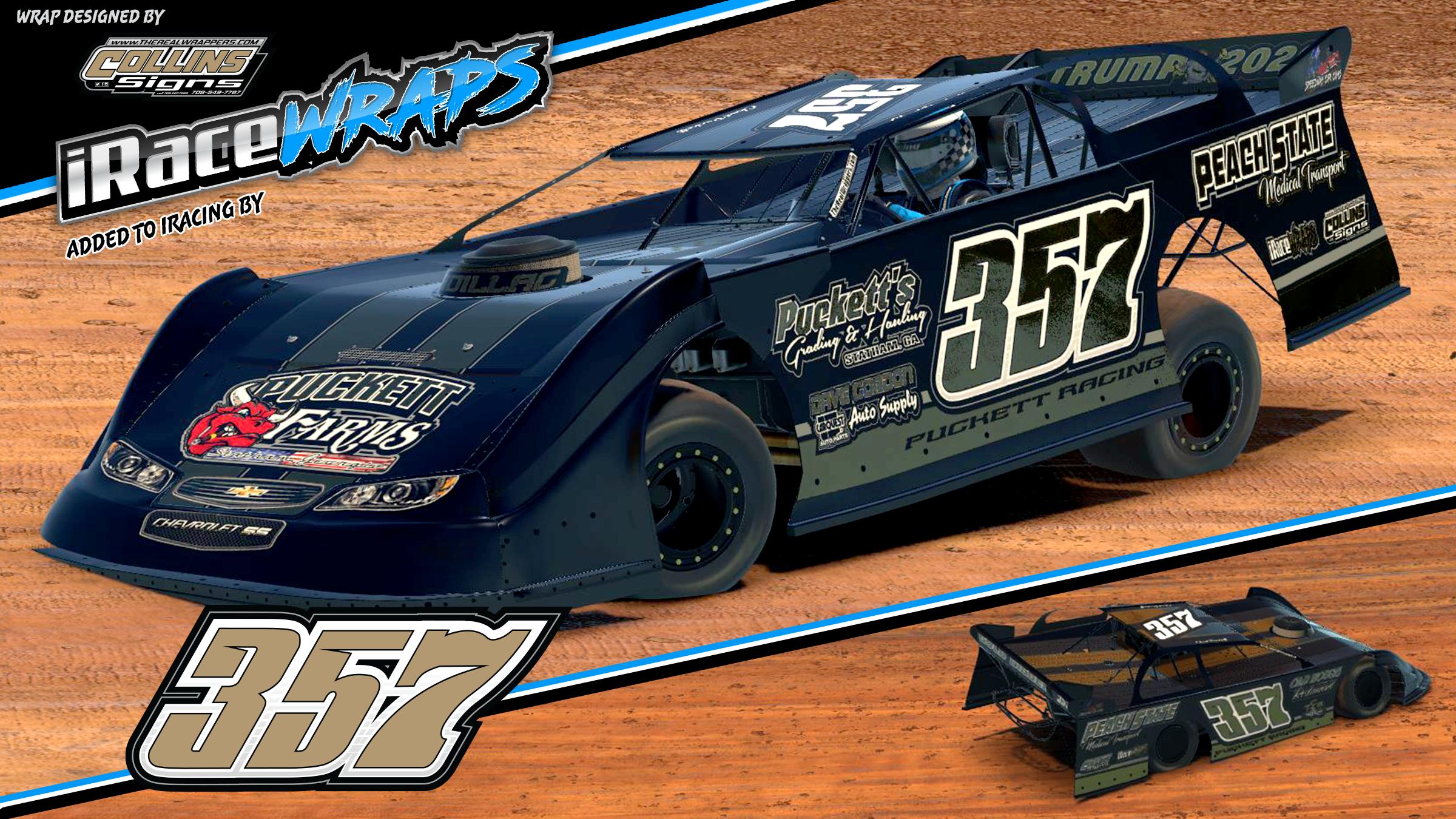 Chadillac Puckett Dirt Late Model from iRaceWraps by Michael E