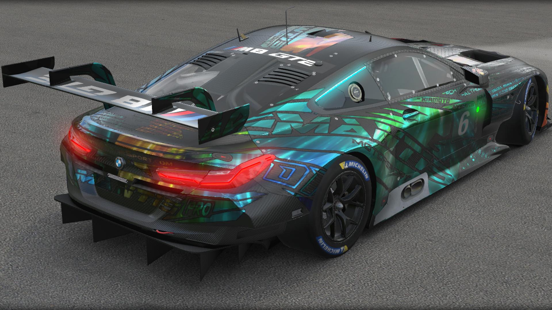 BMW M8 GTE GALAXY CHROME by Kirk S. - Trading Paints