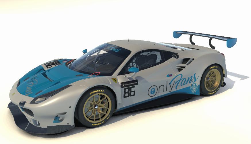 Ferrari 488 GT3only fans by Carl Huxford - Trading Paints