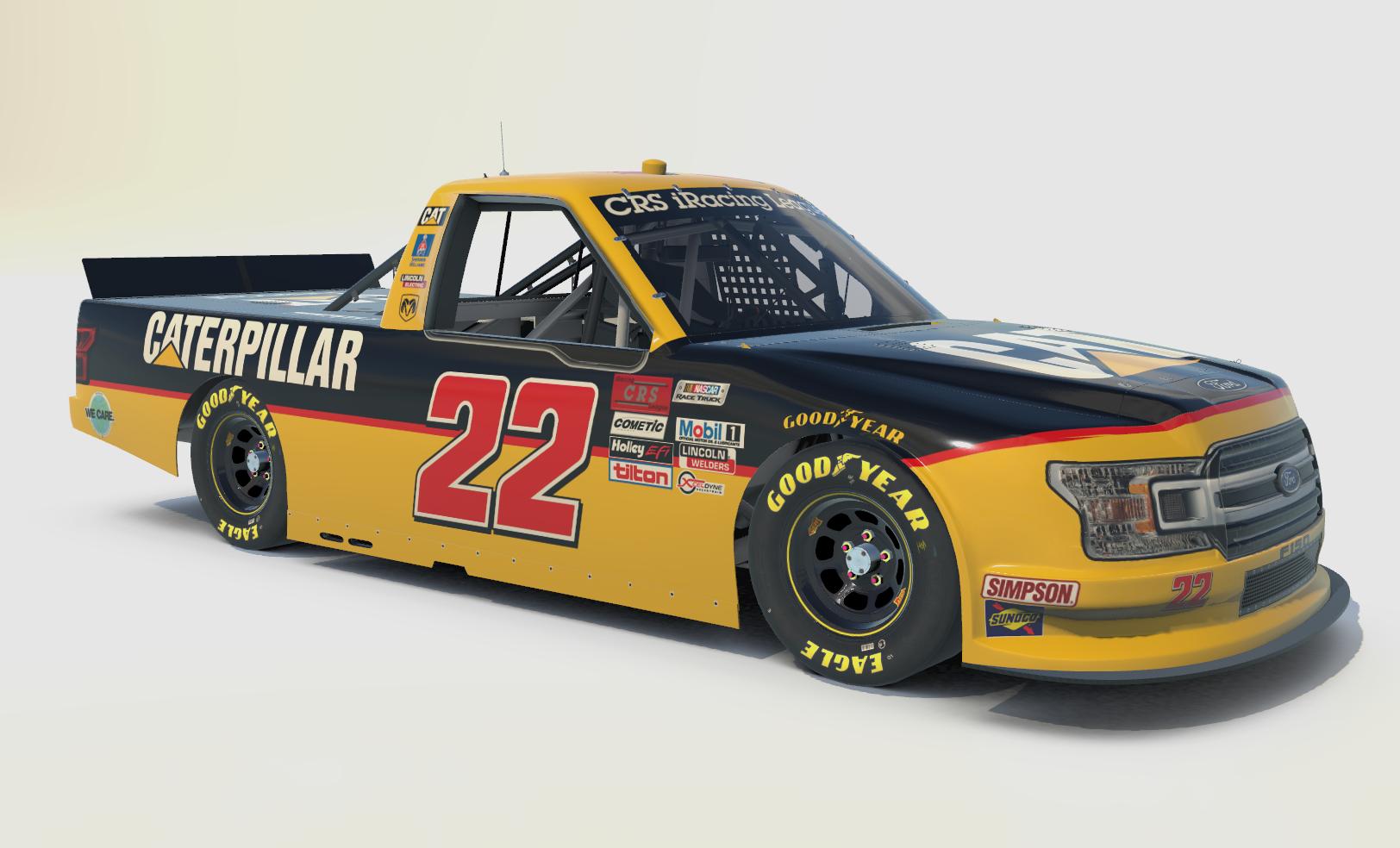 Ward Burton Catepillar Throwback NASCAR Trucks Ford F150 by Travis ...