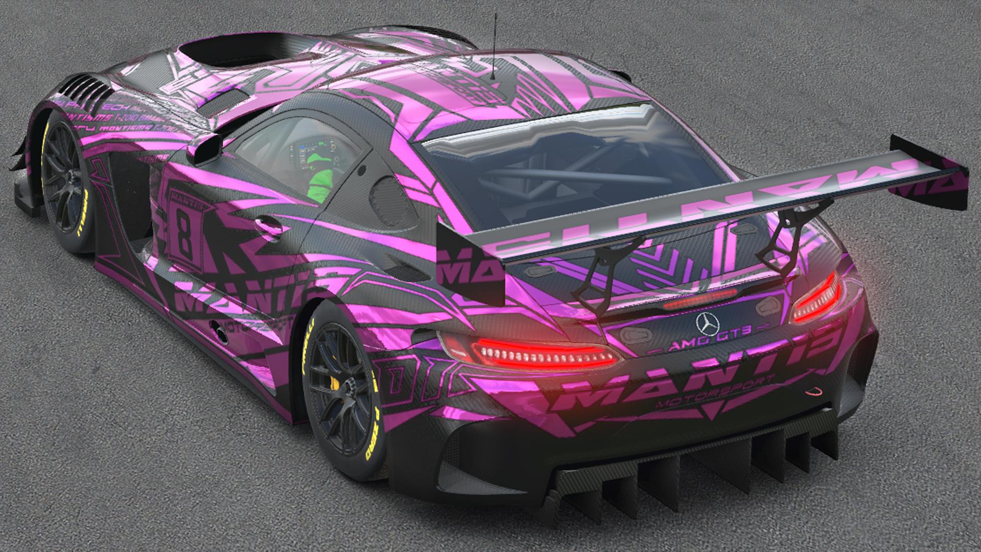 Mercedes AMG GT3 HOT PINK CHROME by Kirk S. - Trading Paints