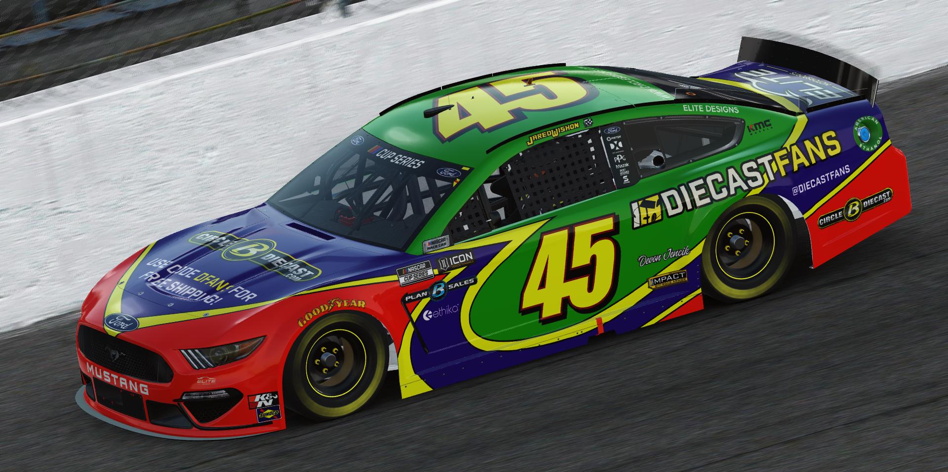 CircleB/DiecastFans 2021 Adam Petty Throwback by Jared W. - Trading Paints