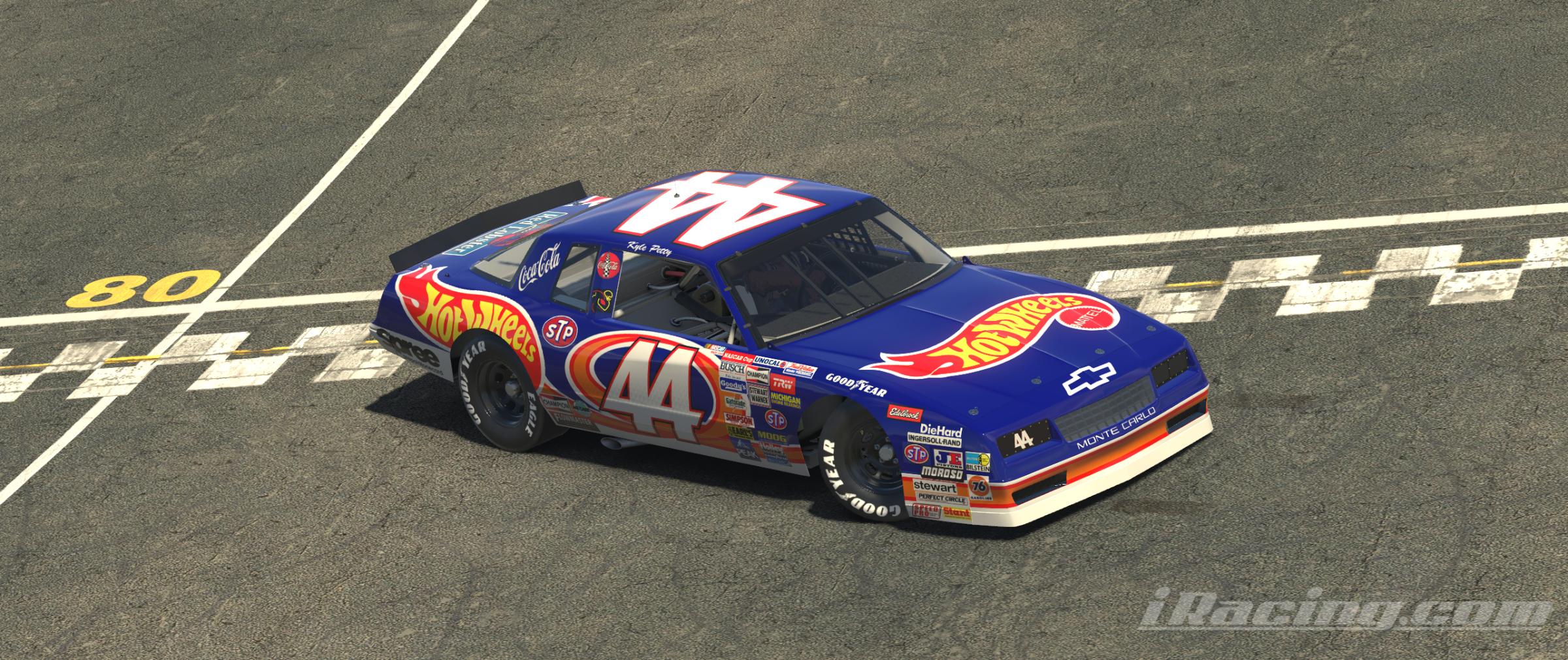 kyle petty hot wheels car