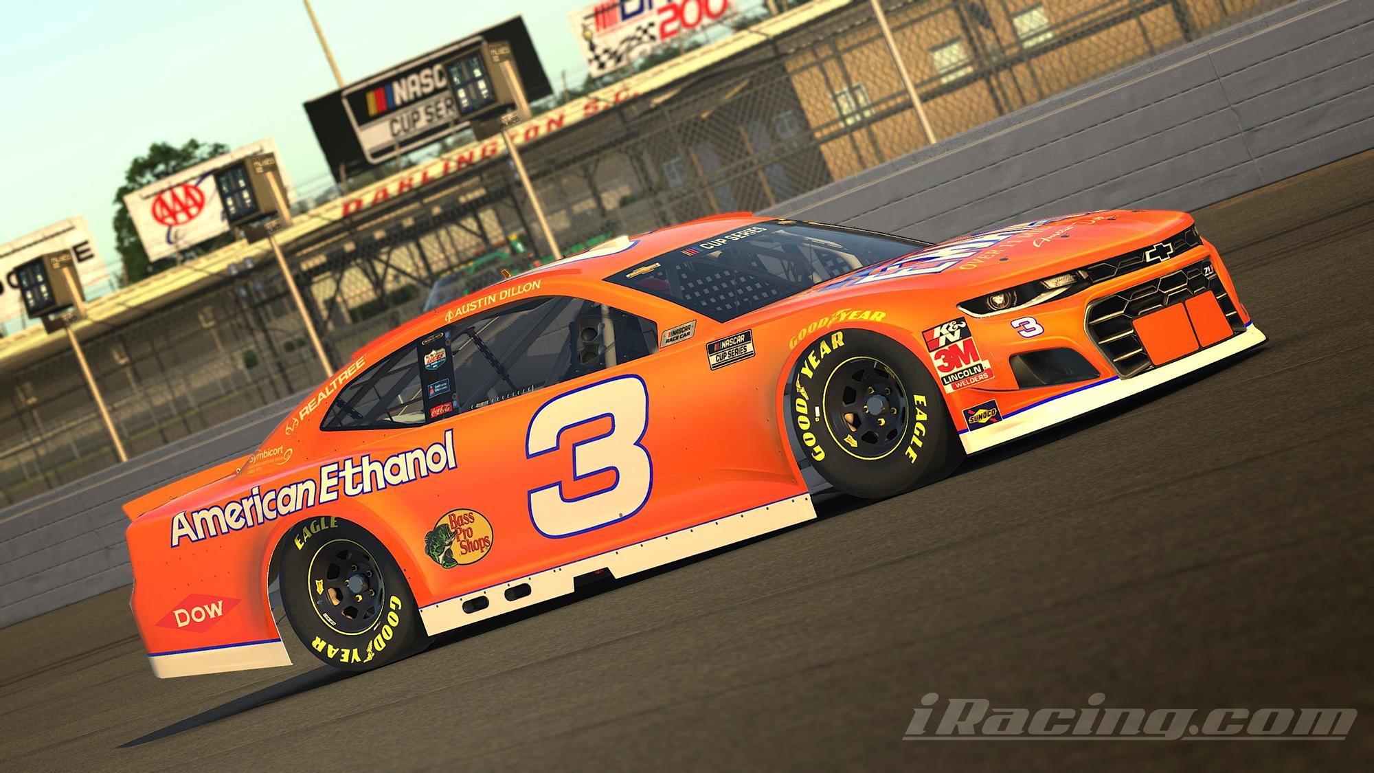 Austin Dillon Throwback Concept by Robbie J. Trading Paints