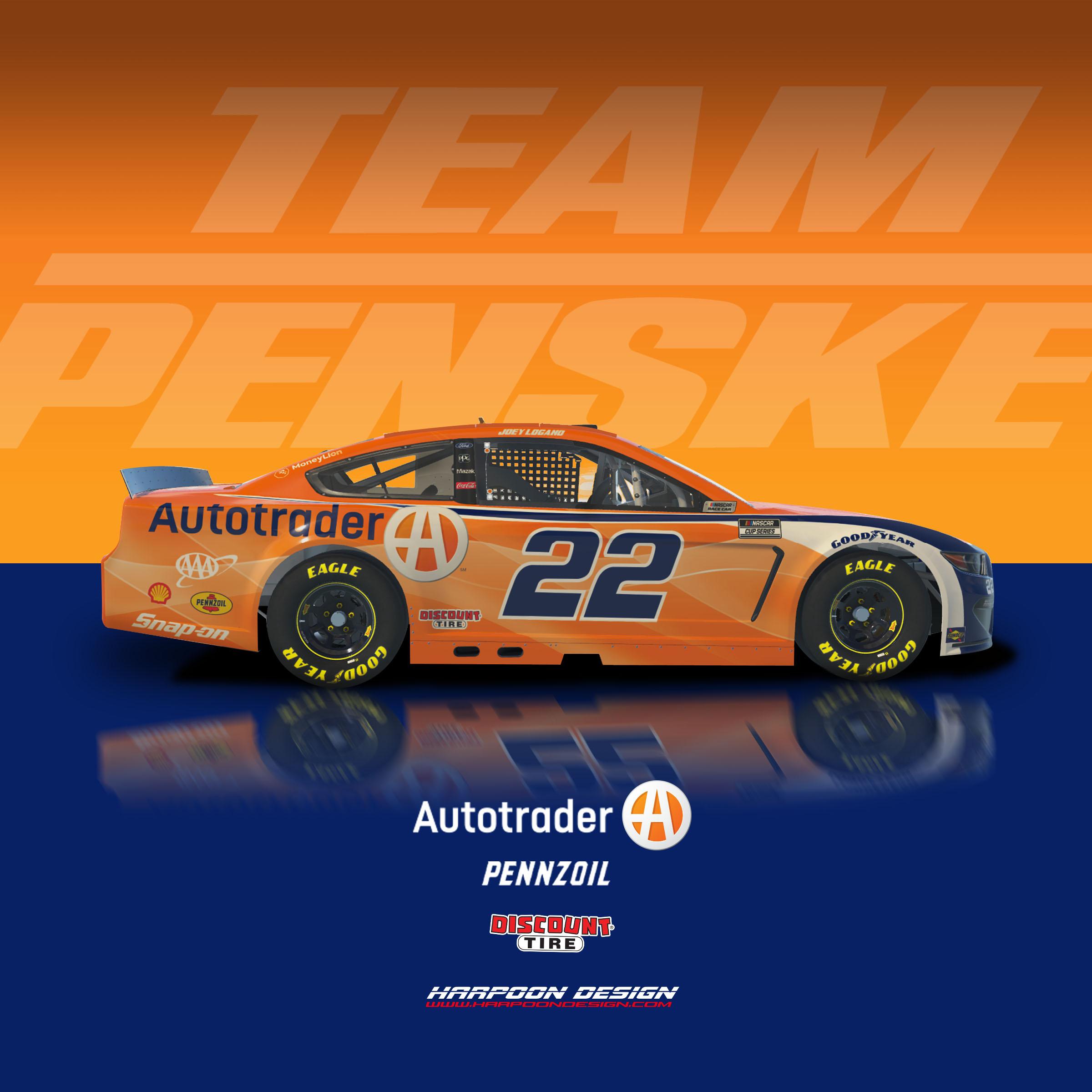 2021 Joey Logano Autotrader Mustang No Num by Brantley Roden - Trading ...