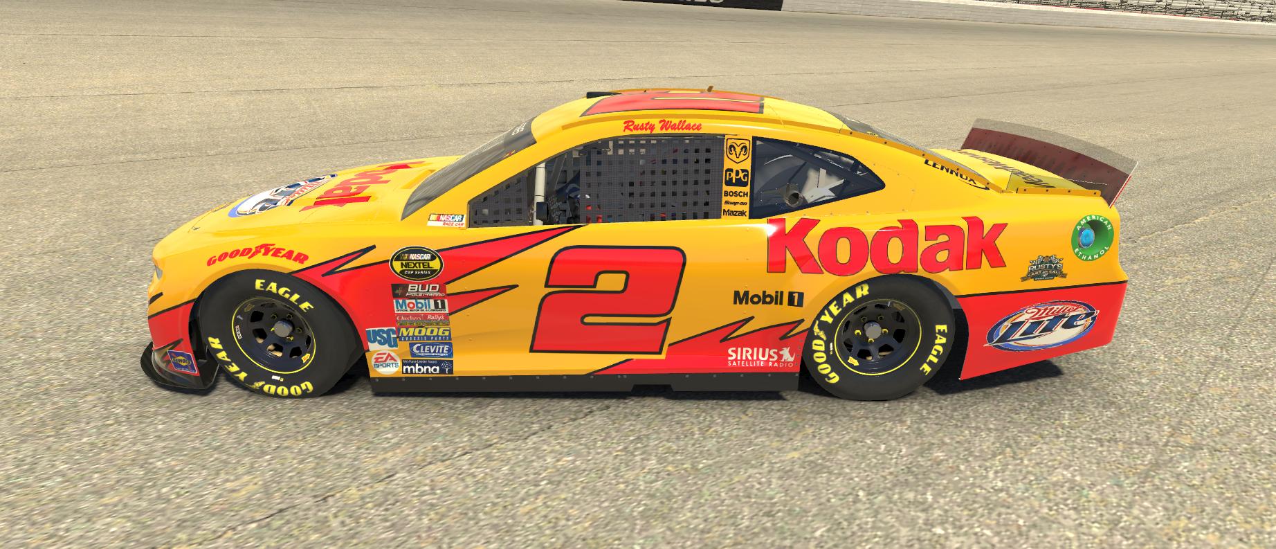 Rusty Wallace Miller Kodak by Zach Boam - Trading Paints