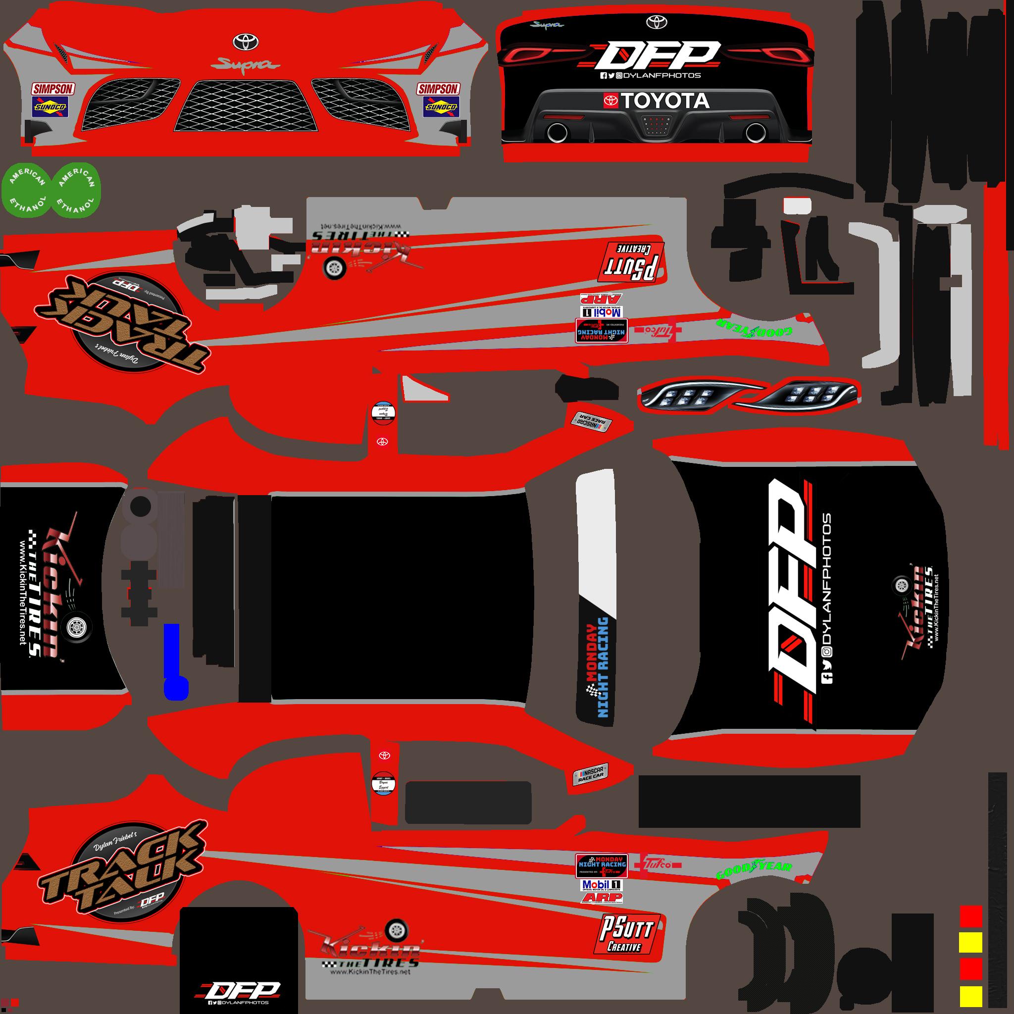 DFP/KTT Toyota Supra by Paul Sutton - Trading Paints