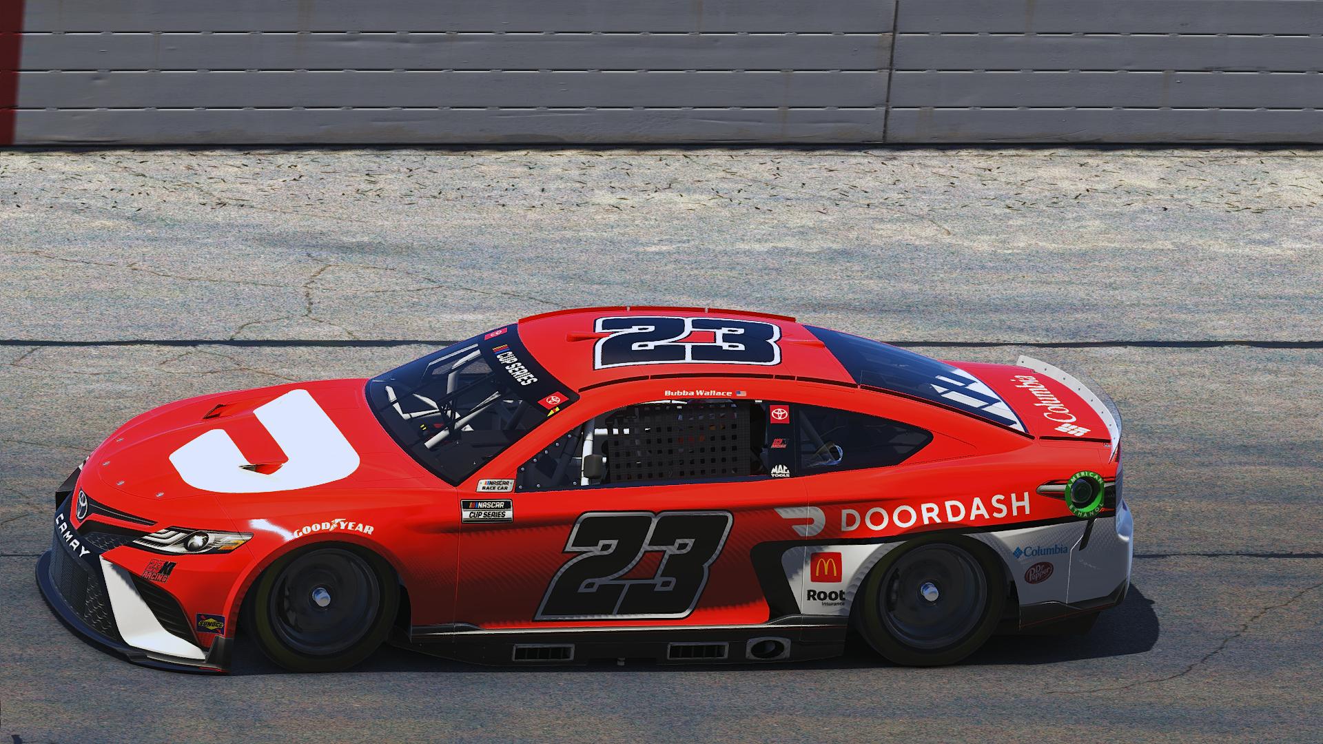 Bubba Wallace 2021 DoorDash By Alexander L Russell - Trading Paints